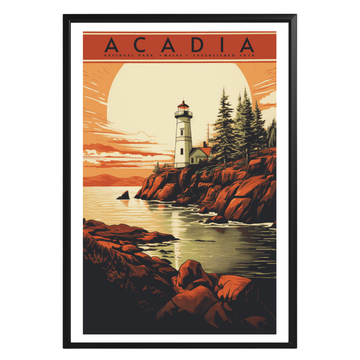 Acadia National Park Vintage Poster - GroovyGrove