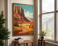 Capitol Reef National Park Retro Poster - GroovyGrove