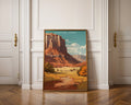 Capitol Reef National Park Retro Poster - GroovyGrove