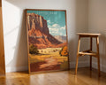 Capitol Reef National Park Retro Poster - GroovyGrove