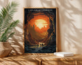 Carlsbad Caverns National Park Retro Poster - GroovyGrove