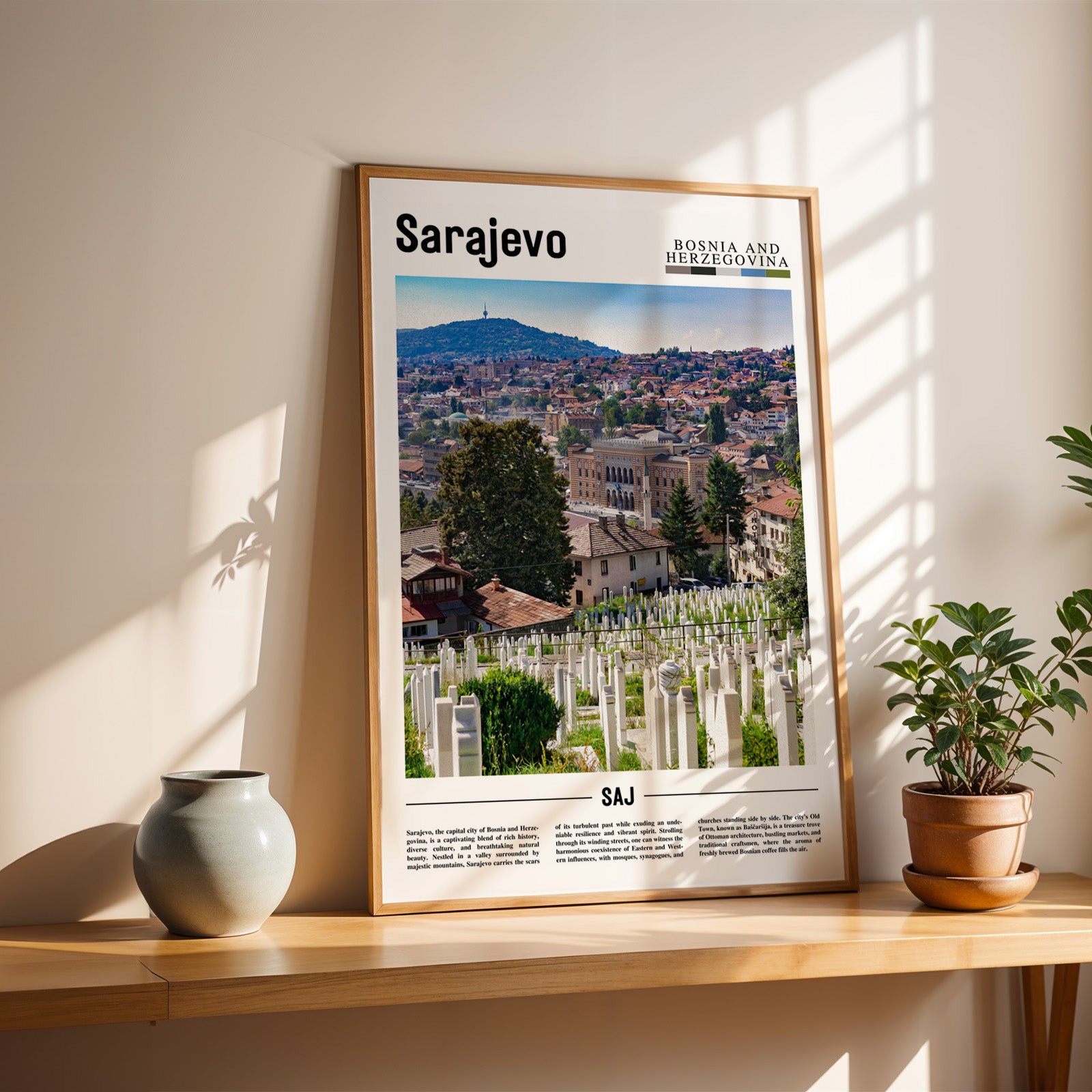 Sarajevo Bosnia & Herzegovina Photographic Poster