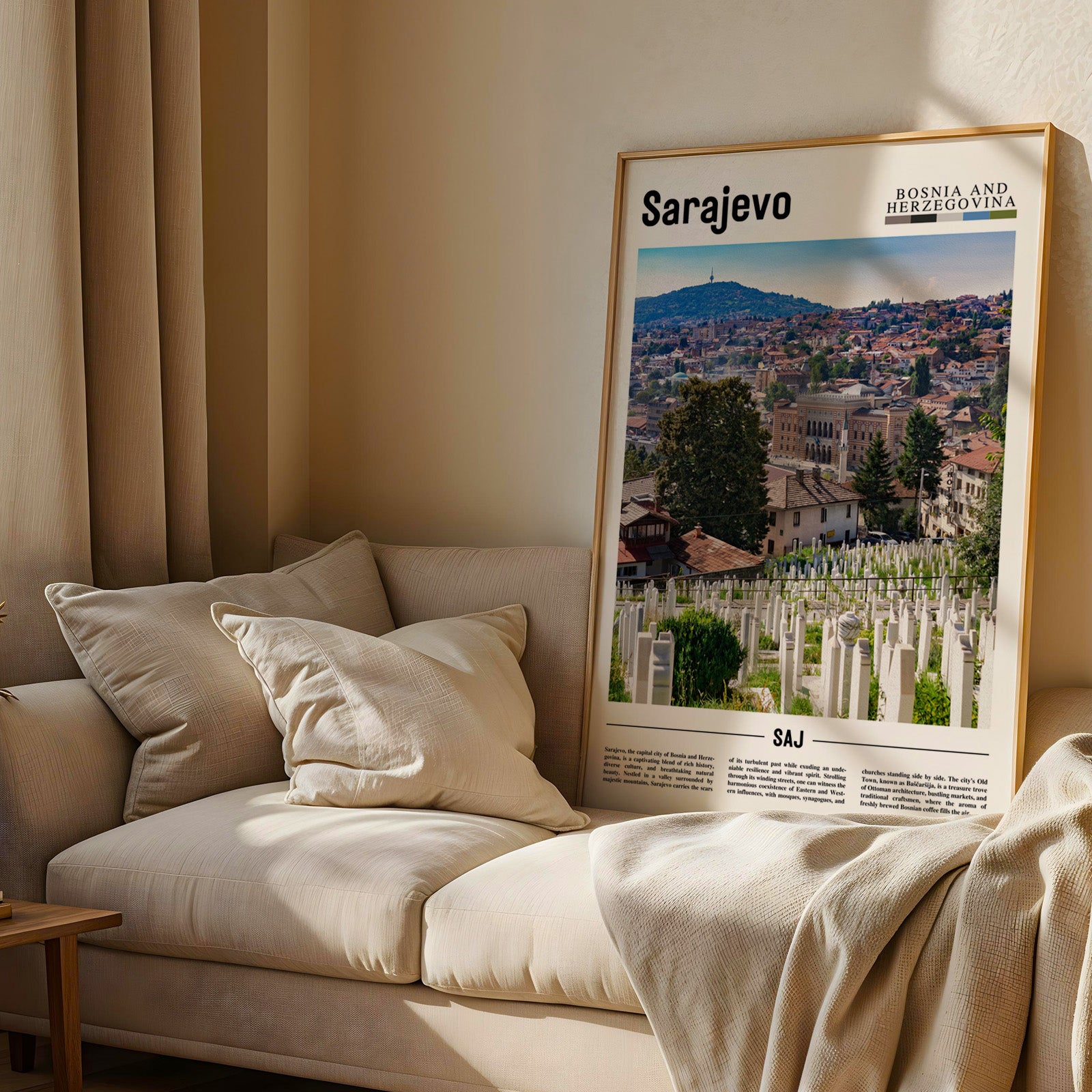 Sarajevo Bosnia & Herzegovina Photographic Poster