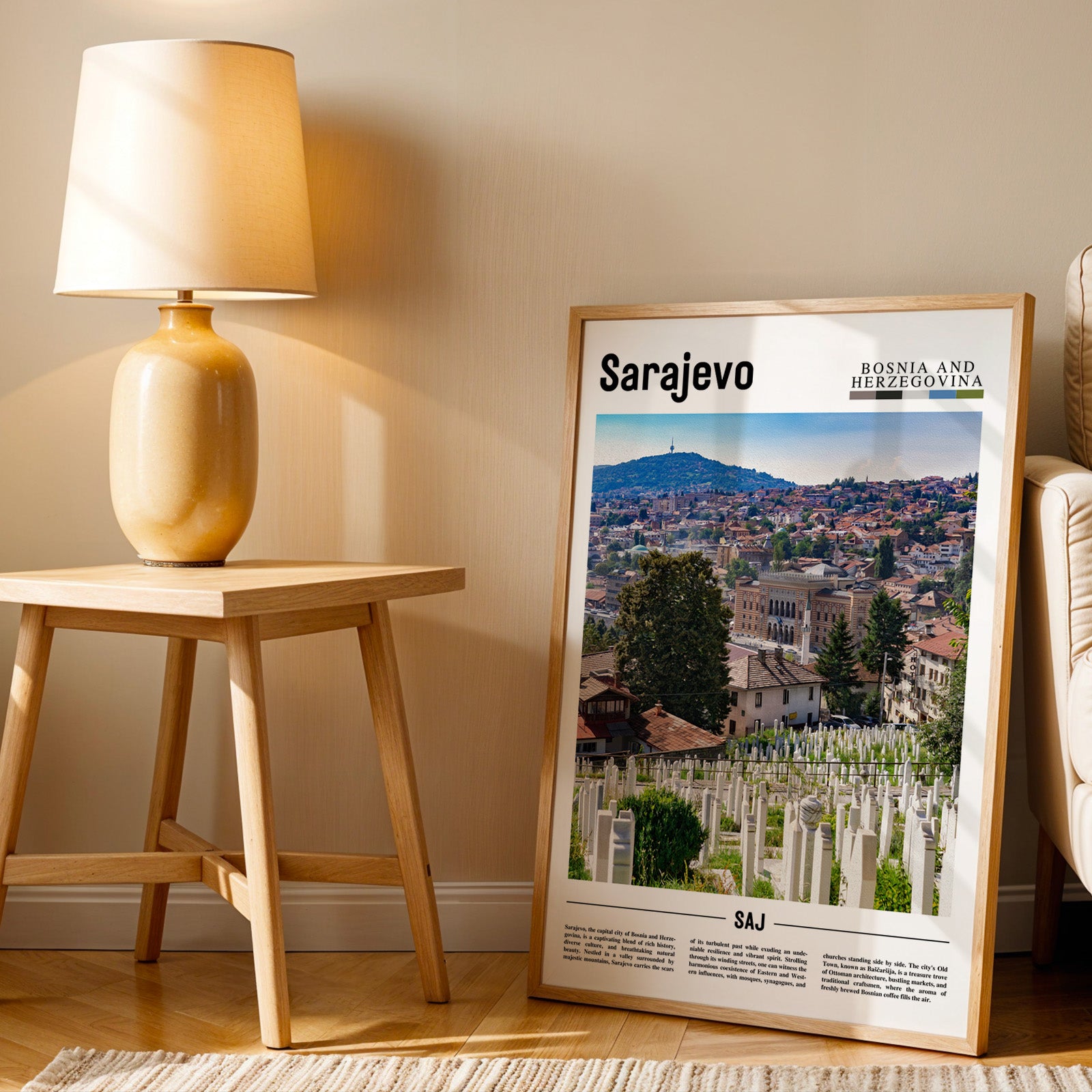 Sarajevo Bosnia & Herzegovina Photographic Poster