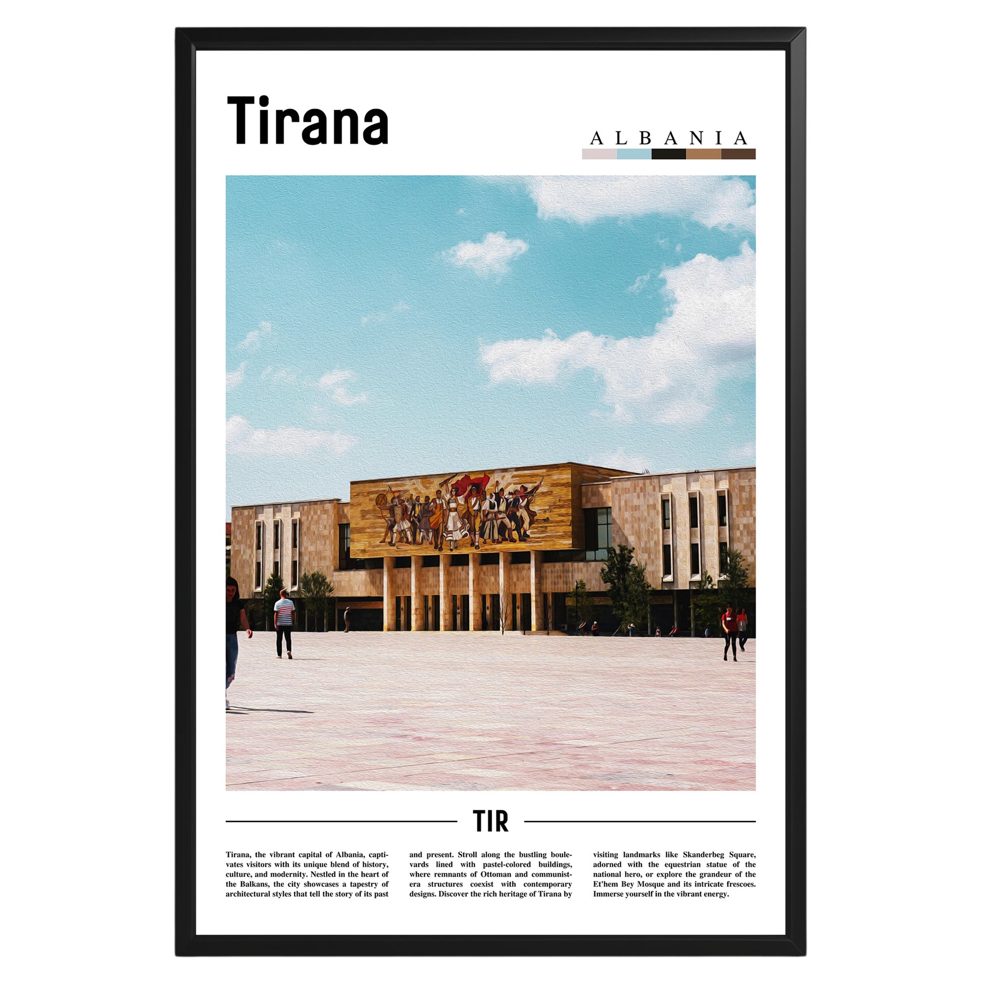 Tirana Albania Photographic Poster