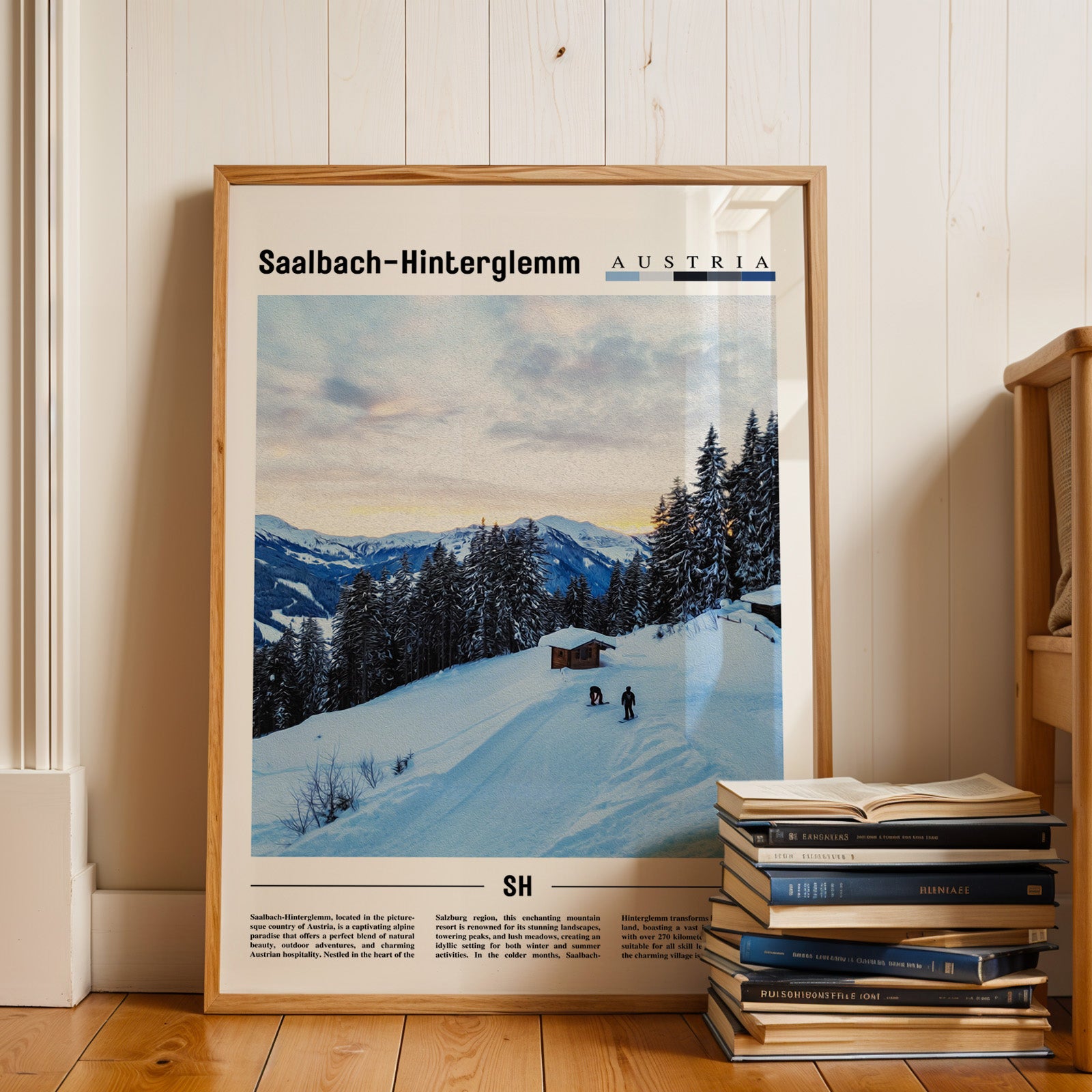 Saalbach-Hinterglemm Austria Photographic Poster