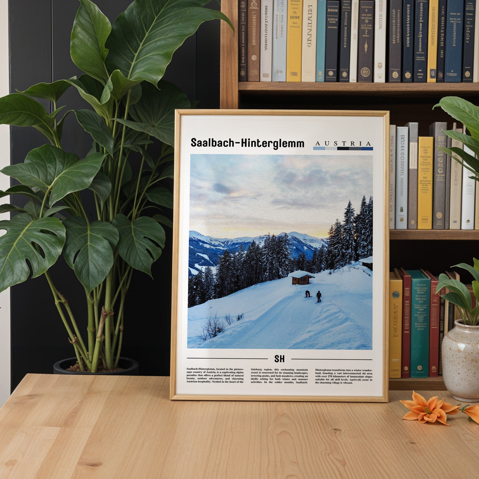 Saalbach-Hinterglemm Austria Photographic Poster
