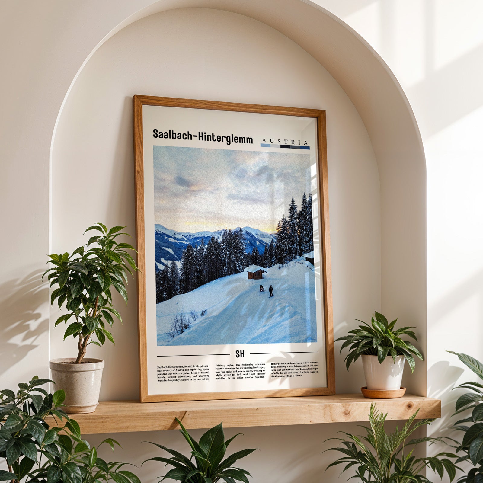 Saalbach-Hinterglemm Austria Photographic Poster