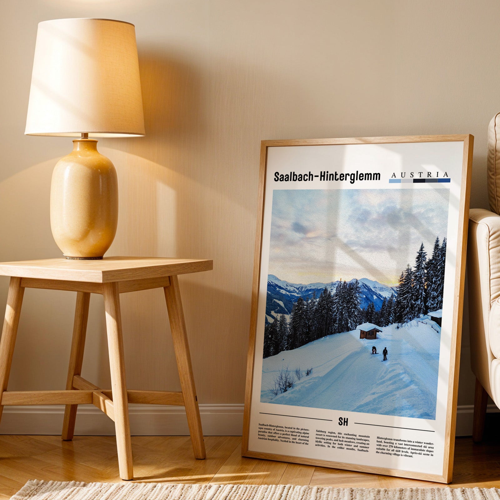 Saalbach-Hinterglemm Austria Photographic Poster
