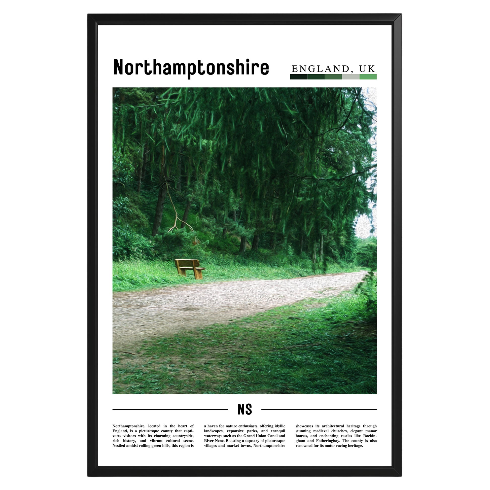 Northamptonshire England Photographic Poster
