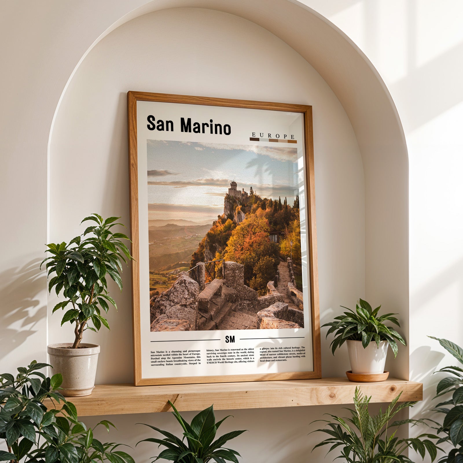 San Marino Photographic Poster