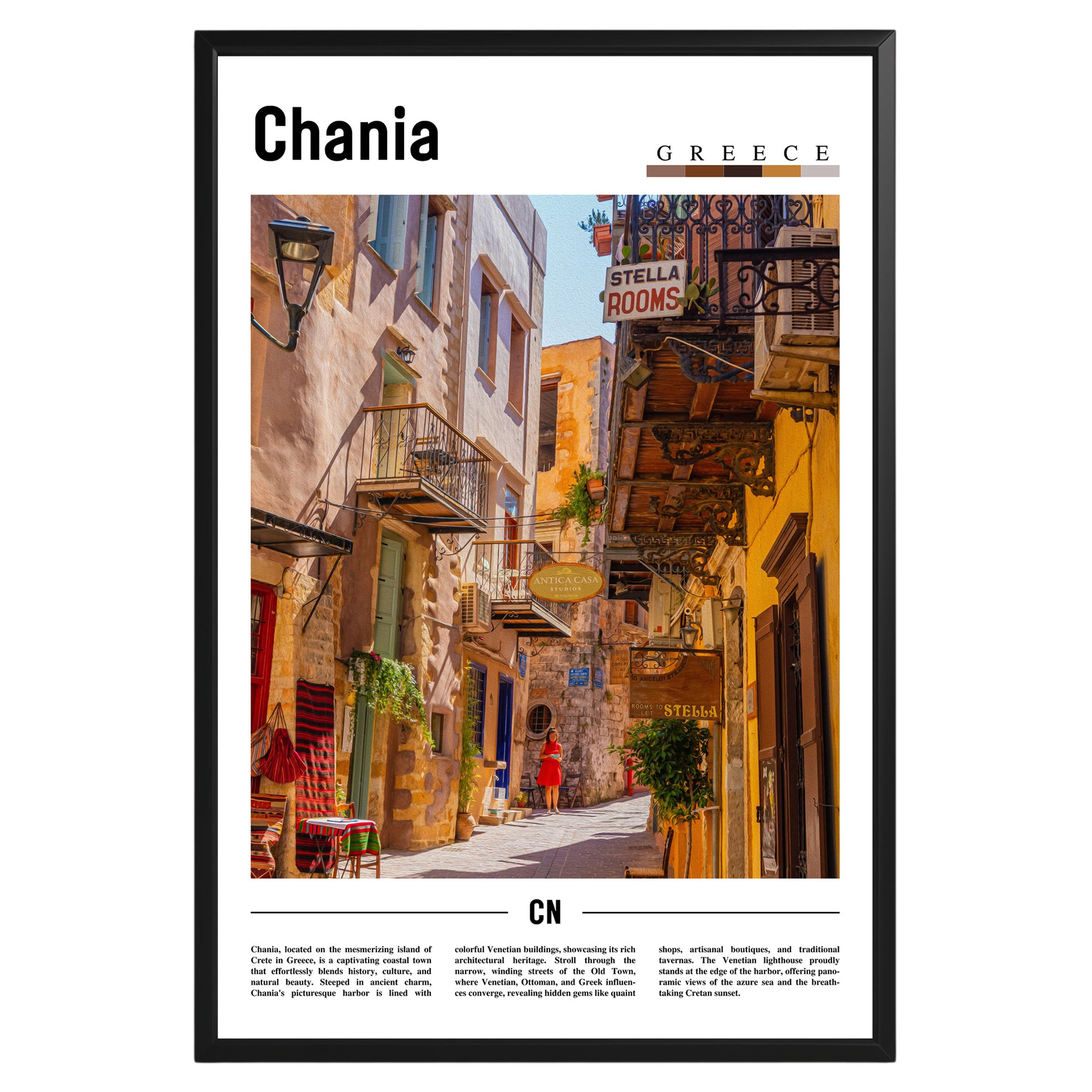 Chania Greece Photographic Poster