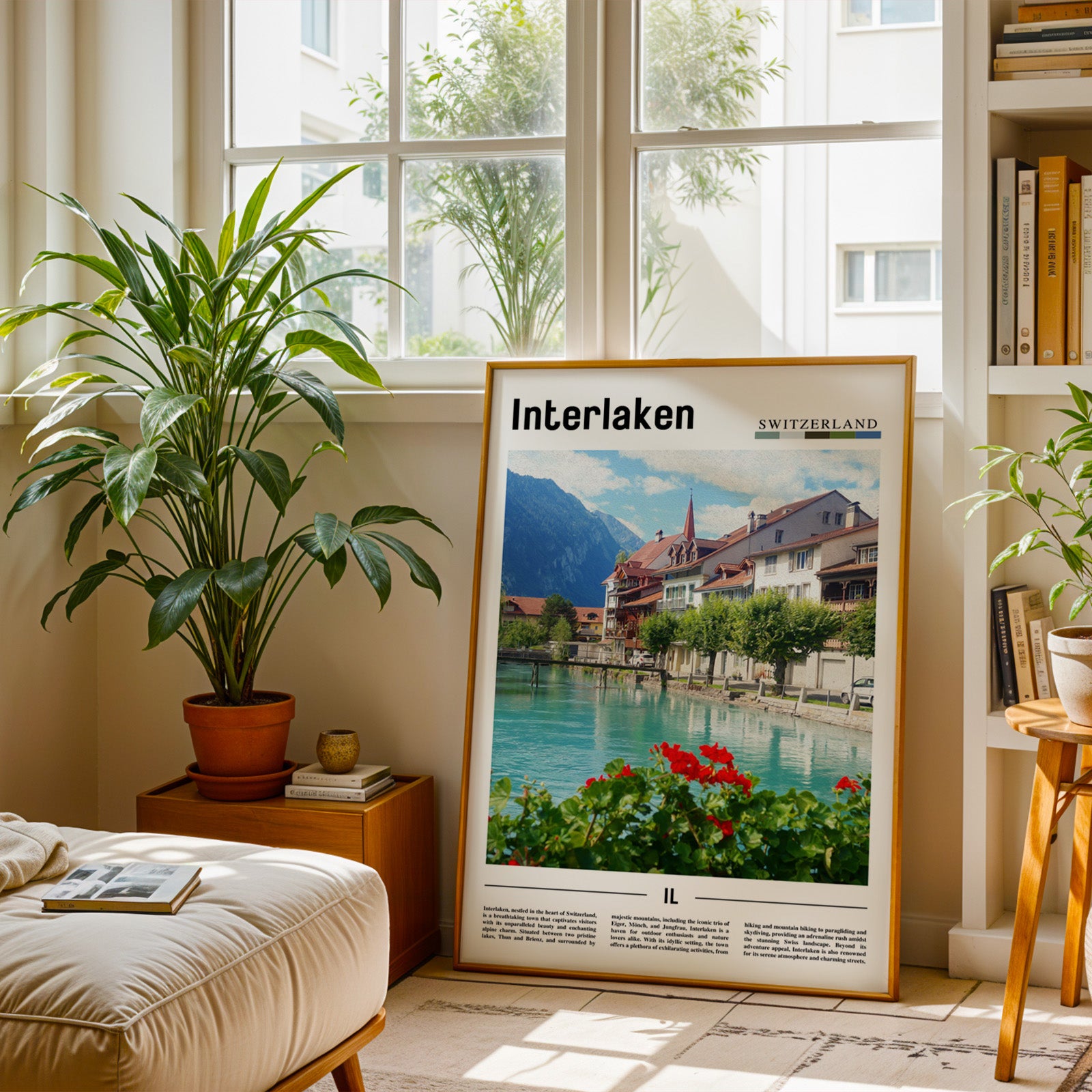 Interlaken Switzerland Photographic Poster