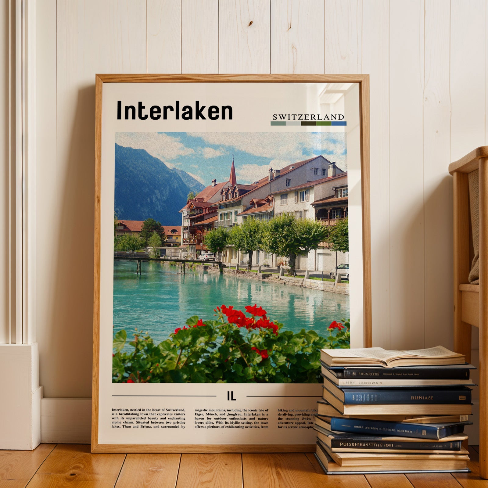 Interlaken Switzerland Photographic Poster