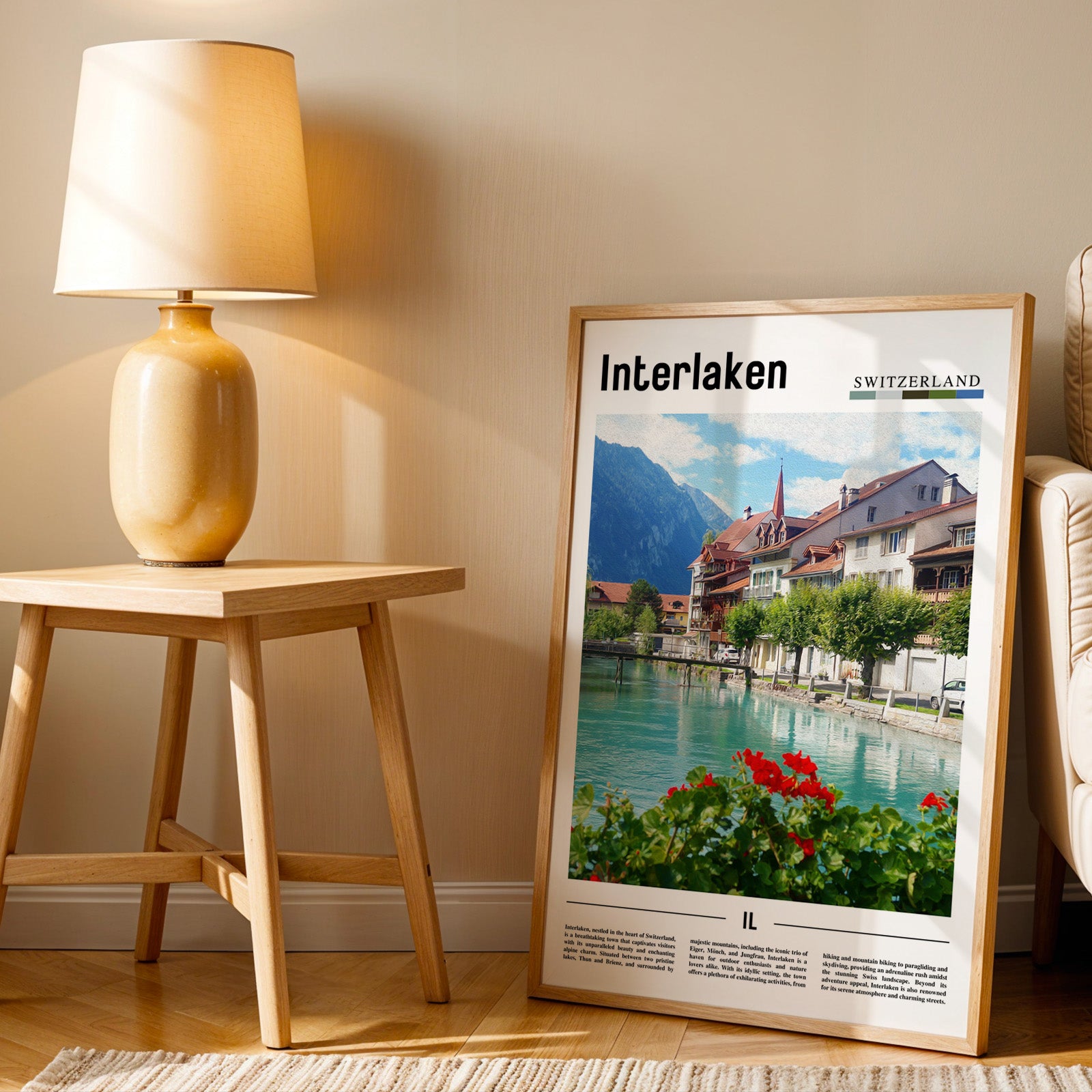 Interlaken Switzerland Photographic Poster