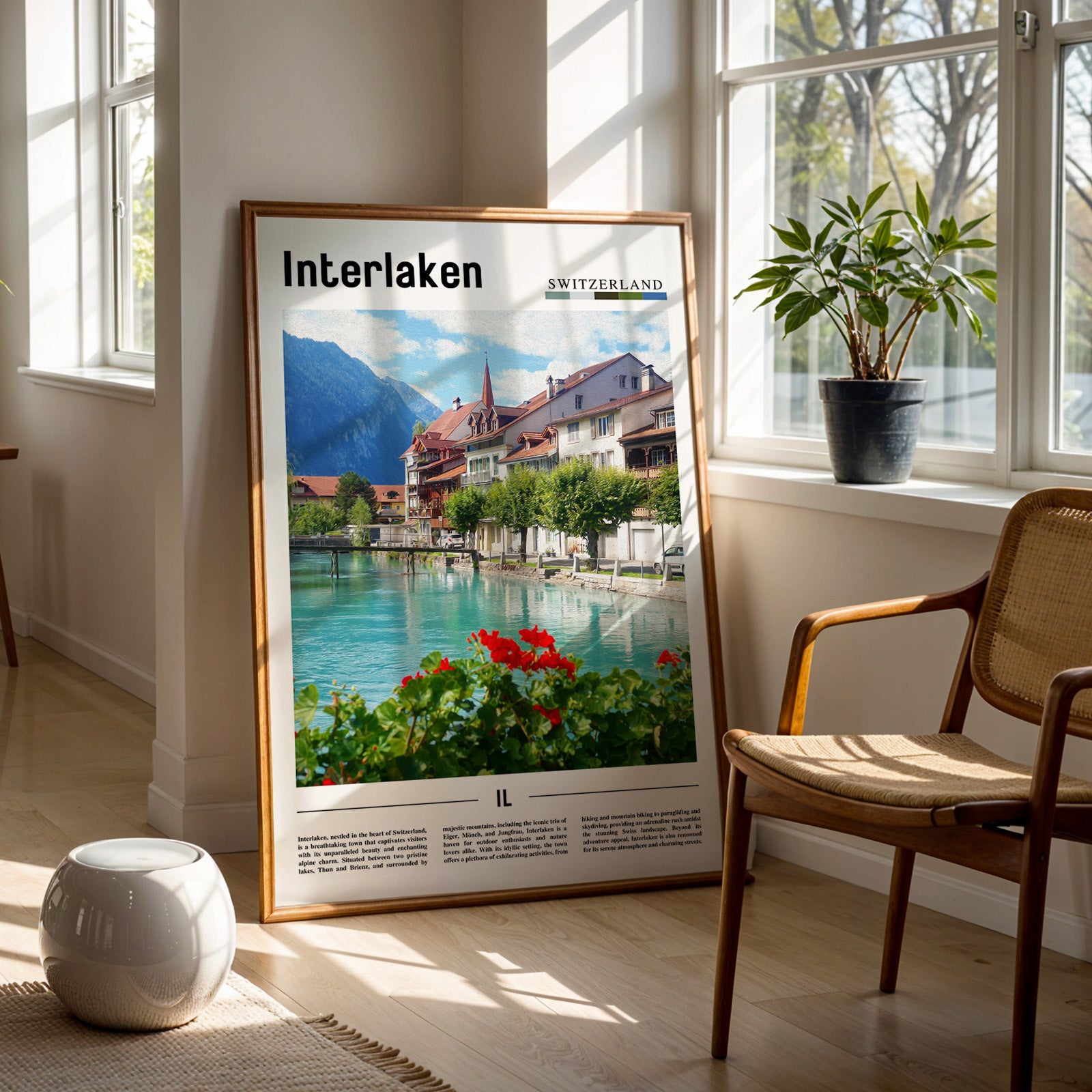 Interlaken Switzerland Photographic Poster