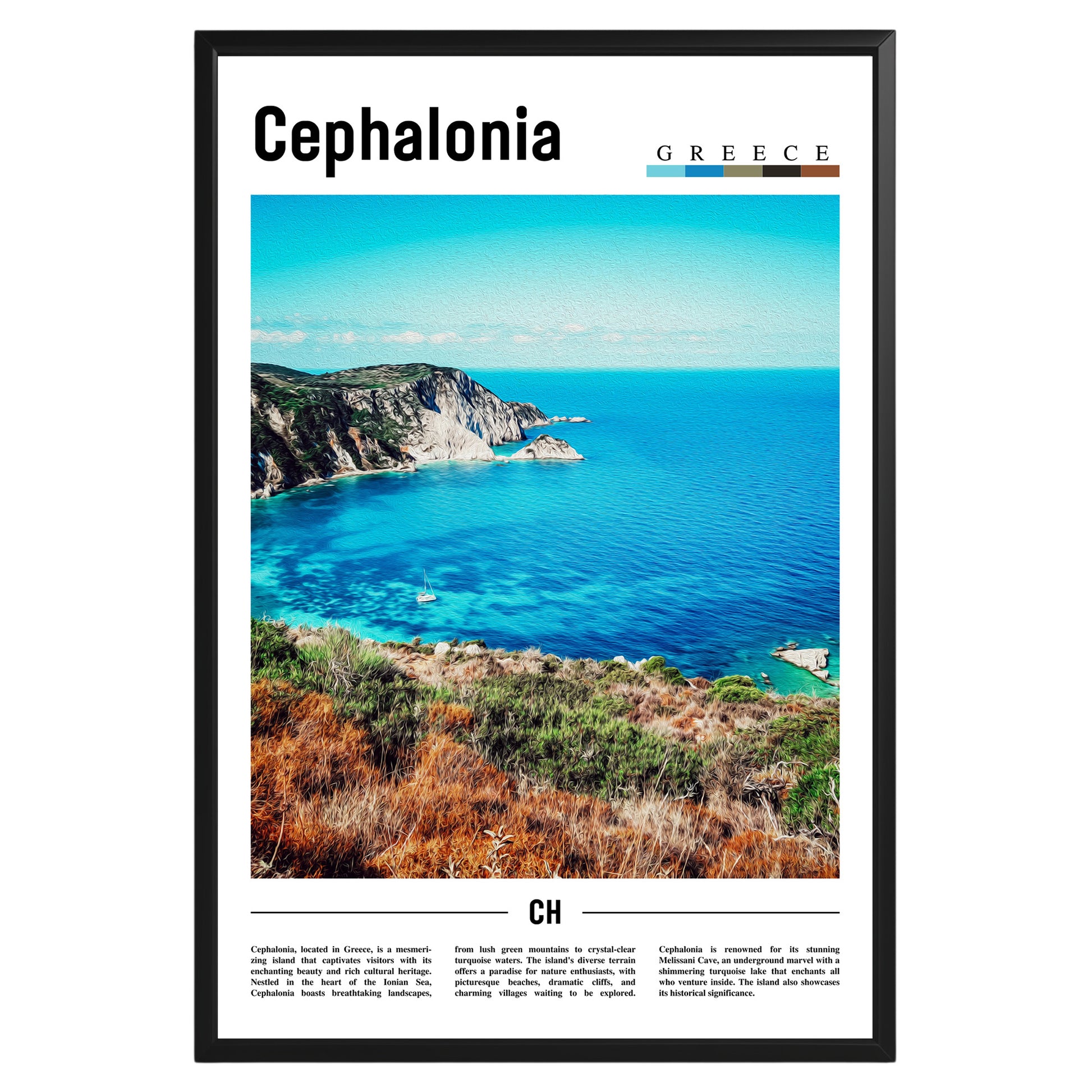 Cephalonia Greece Photographic Poster