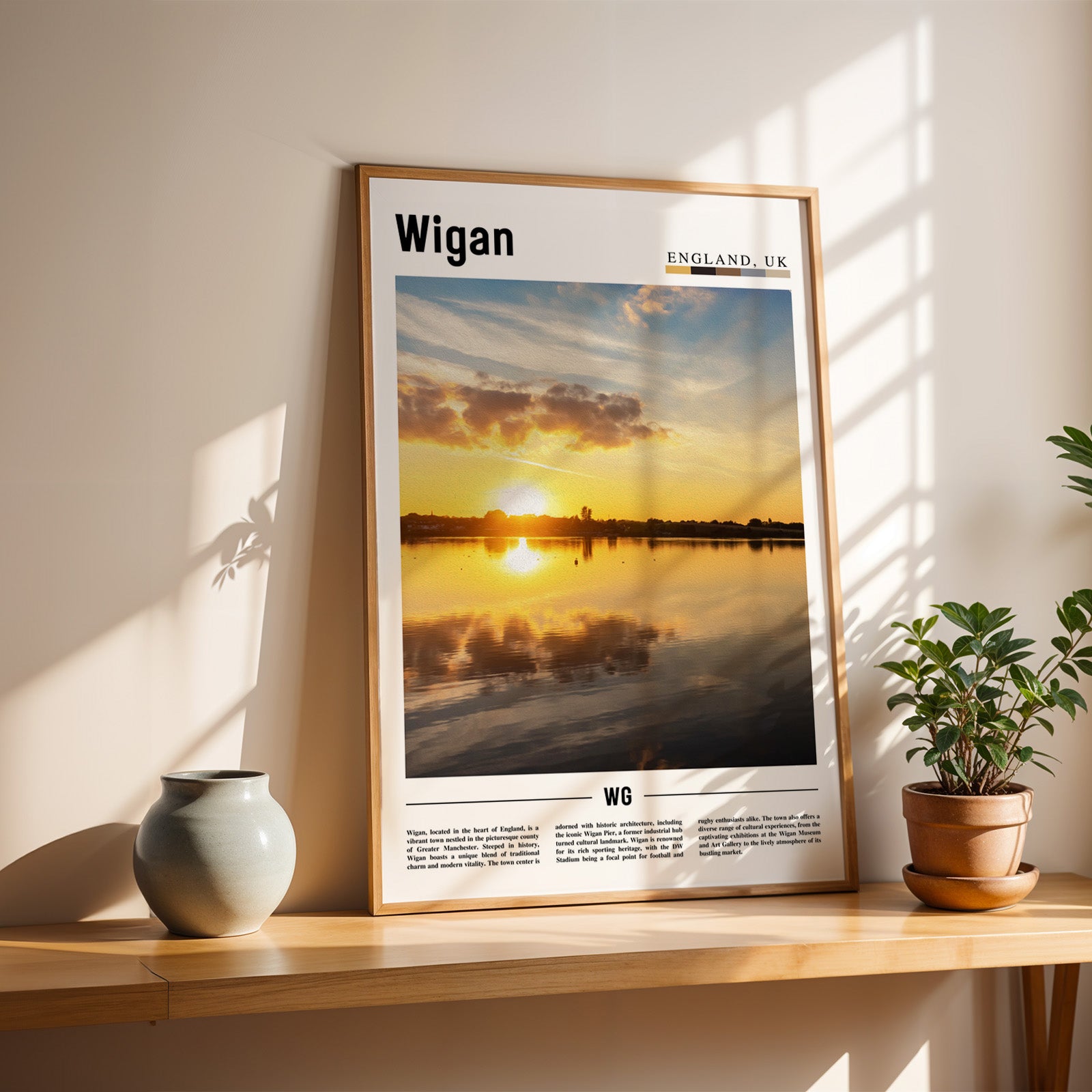 Wigan England Photographic Poster