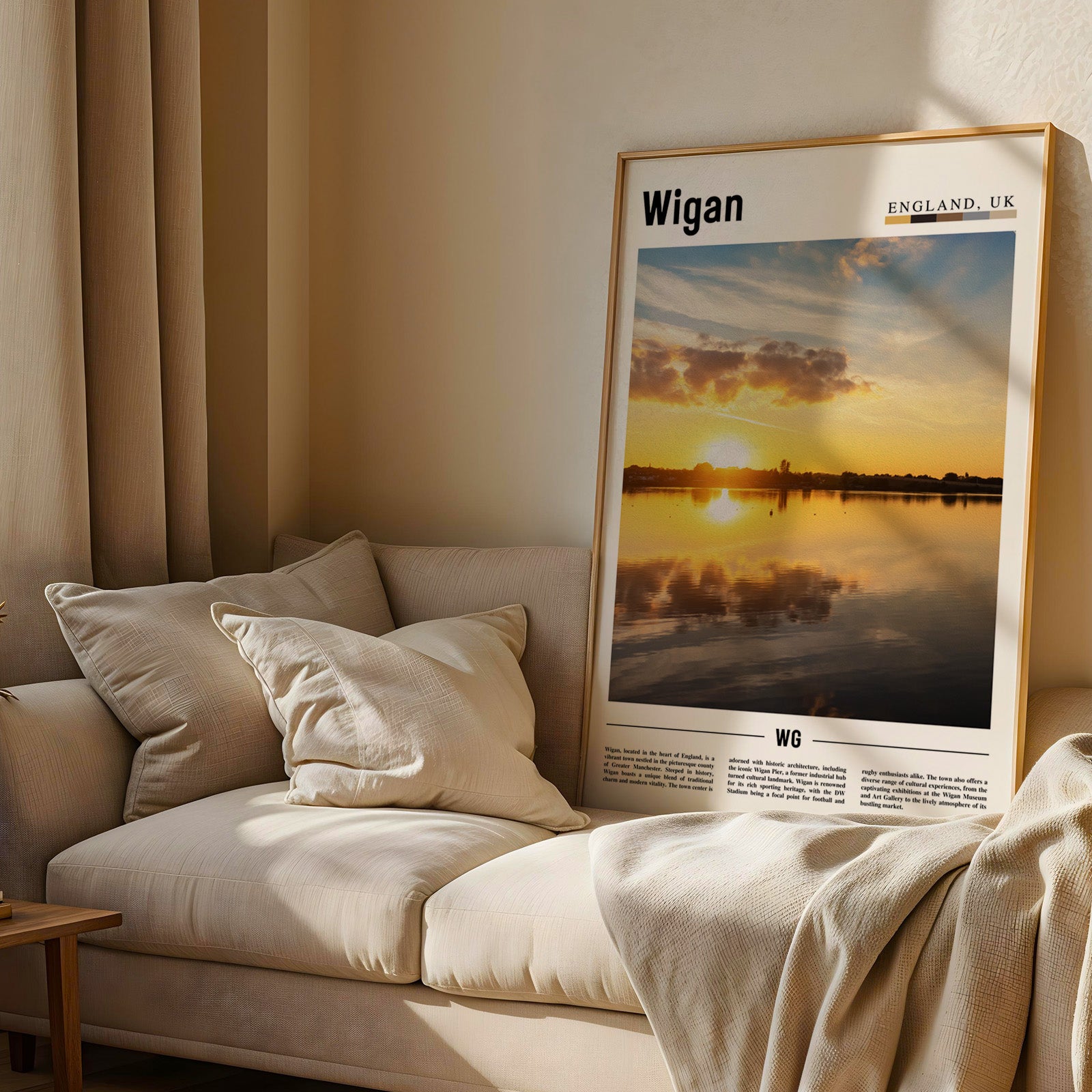 Wigan England Photographic Poster