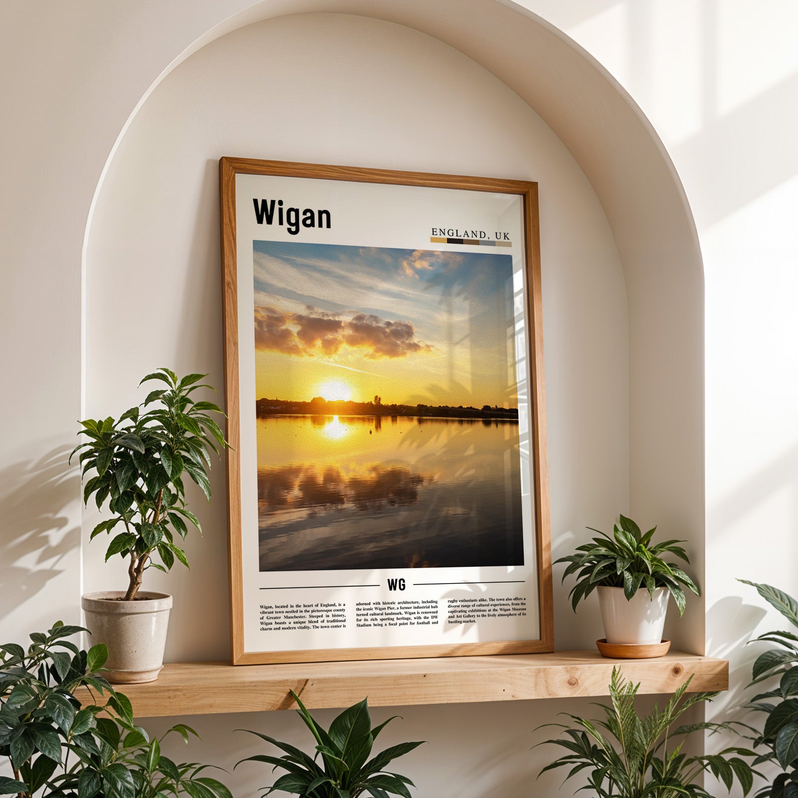 Wigan England Photographic Poster