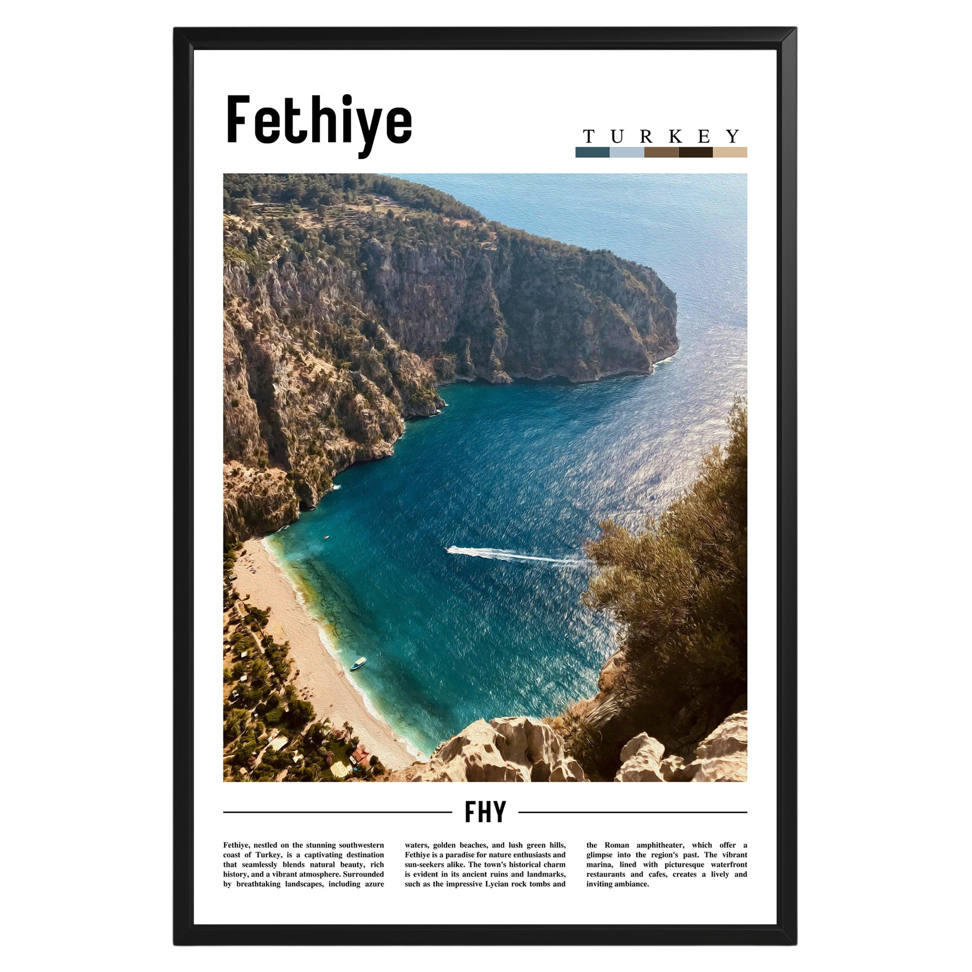 Fethiye Turkey Photographic Poster