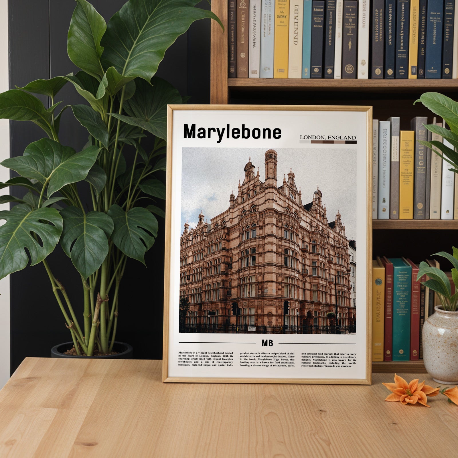 Marylebone London England Photographic Poster