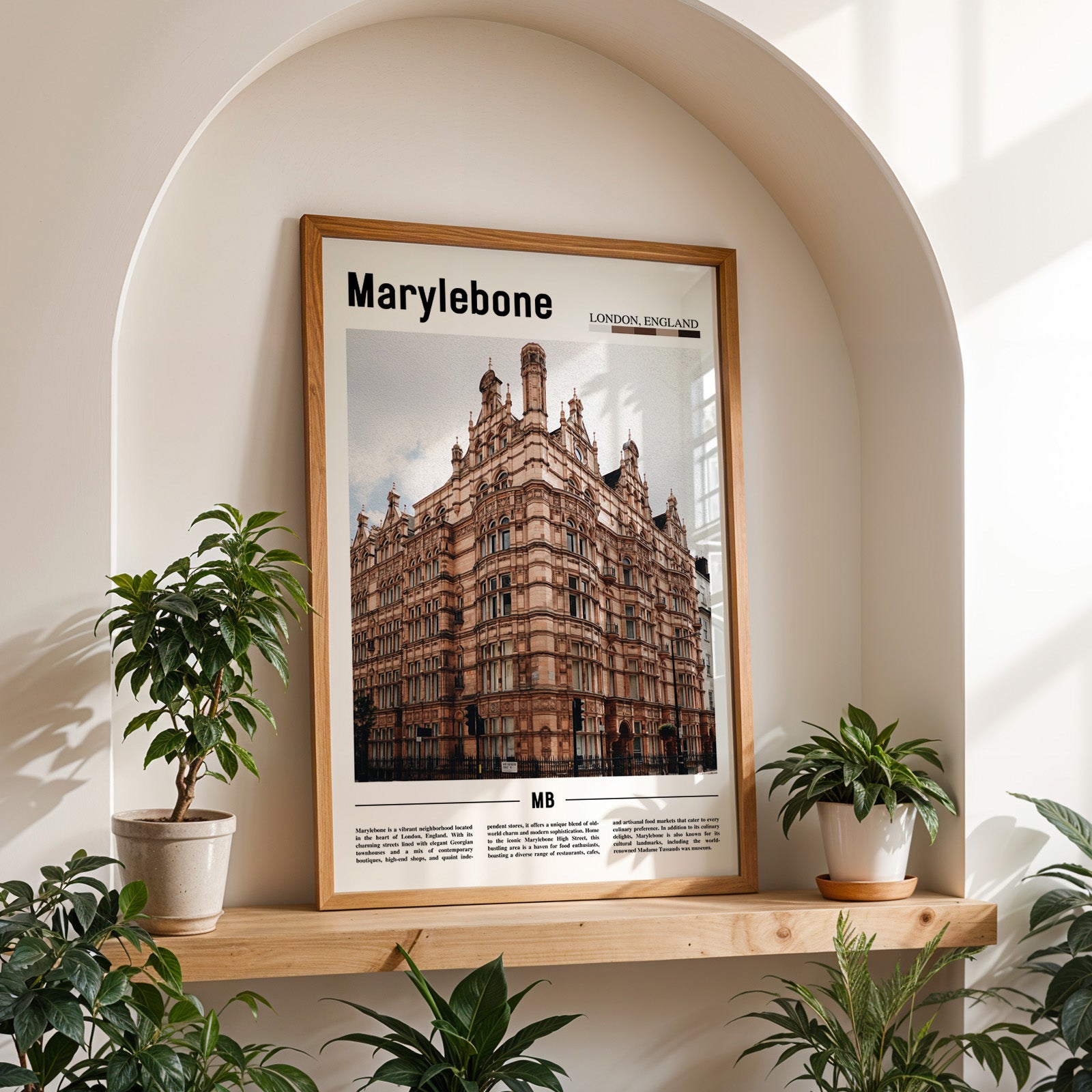 Marylebone London England Photographic Poster