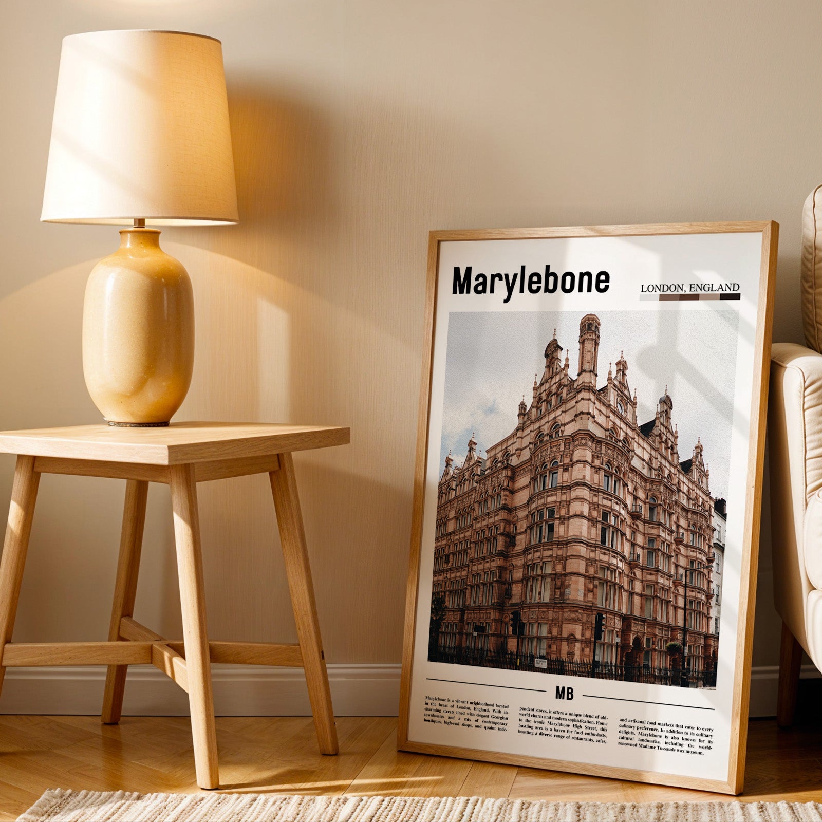 Marylebone London England Photographic Poster