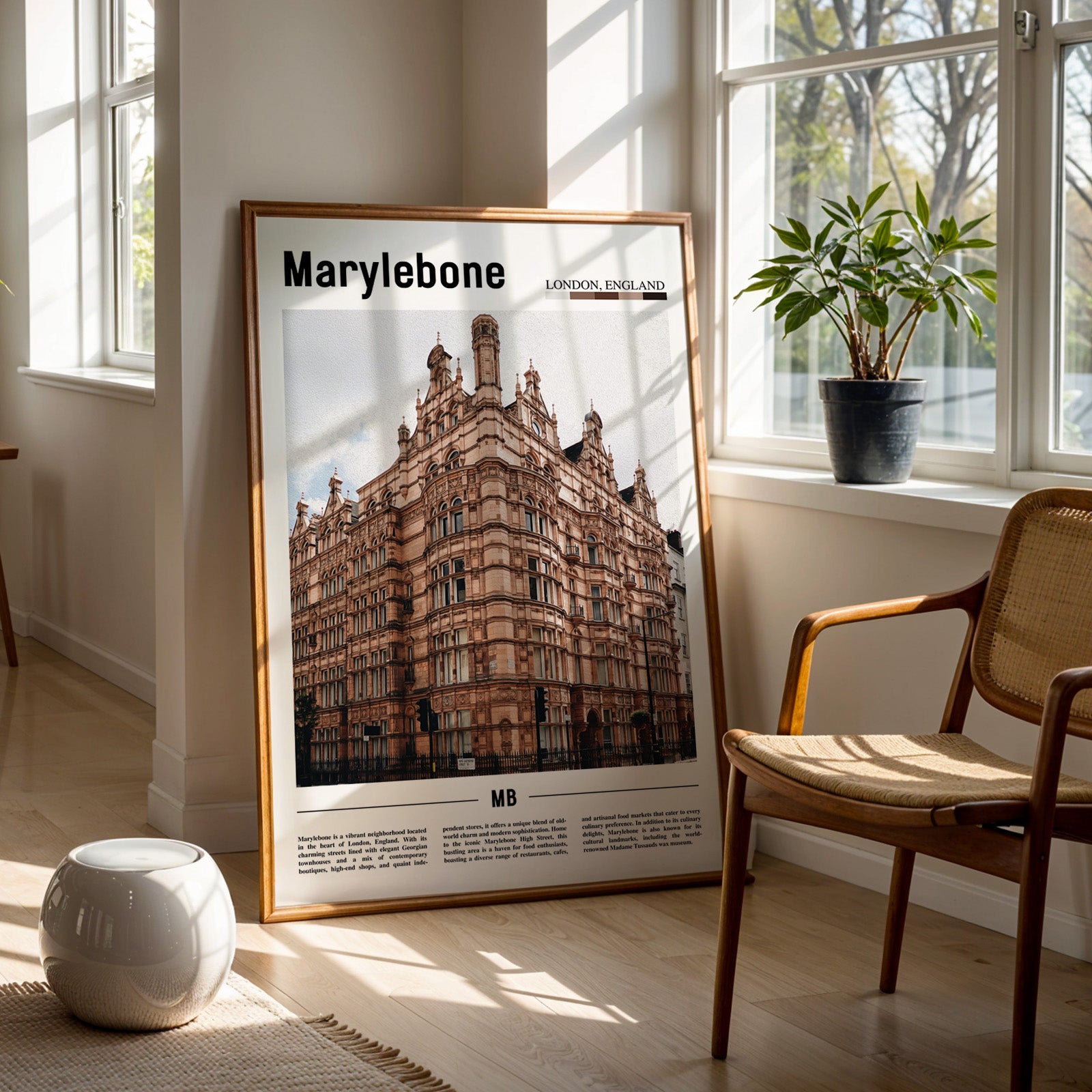 Marylebone London England Photographic Poster