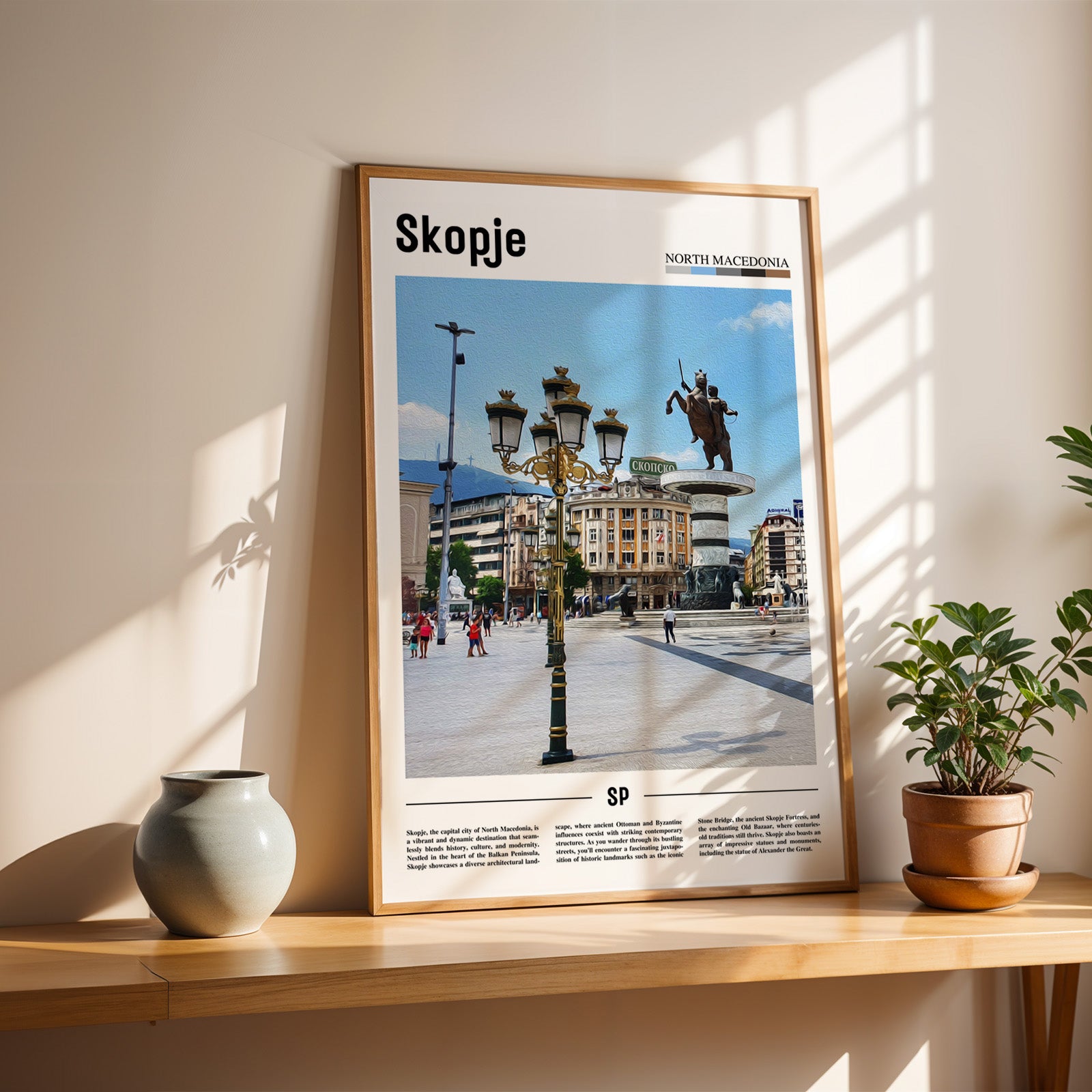 Skopje North Macedonia Photographic Poster