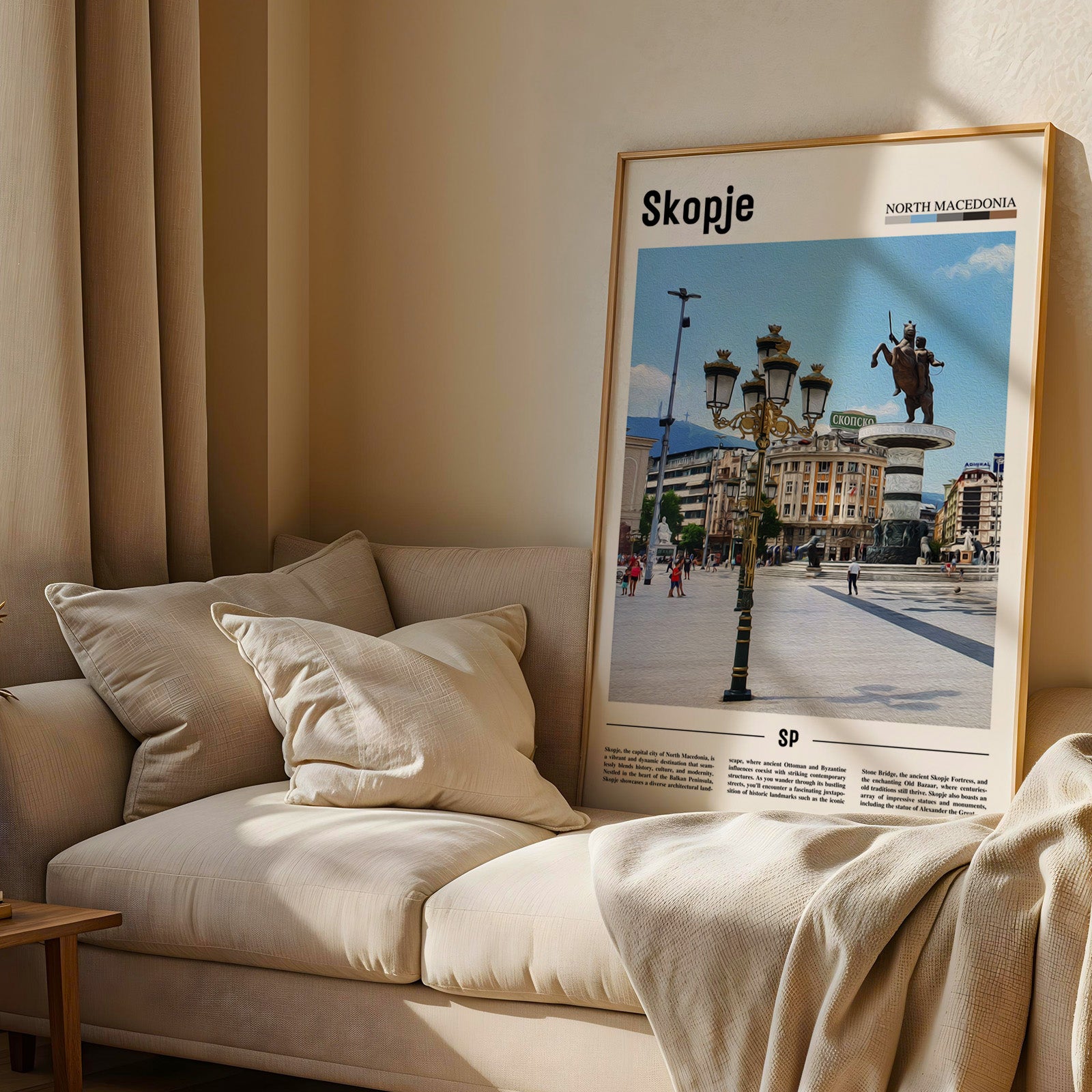 Skopje North Macedonia Photographic Poster