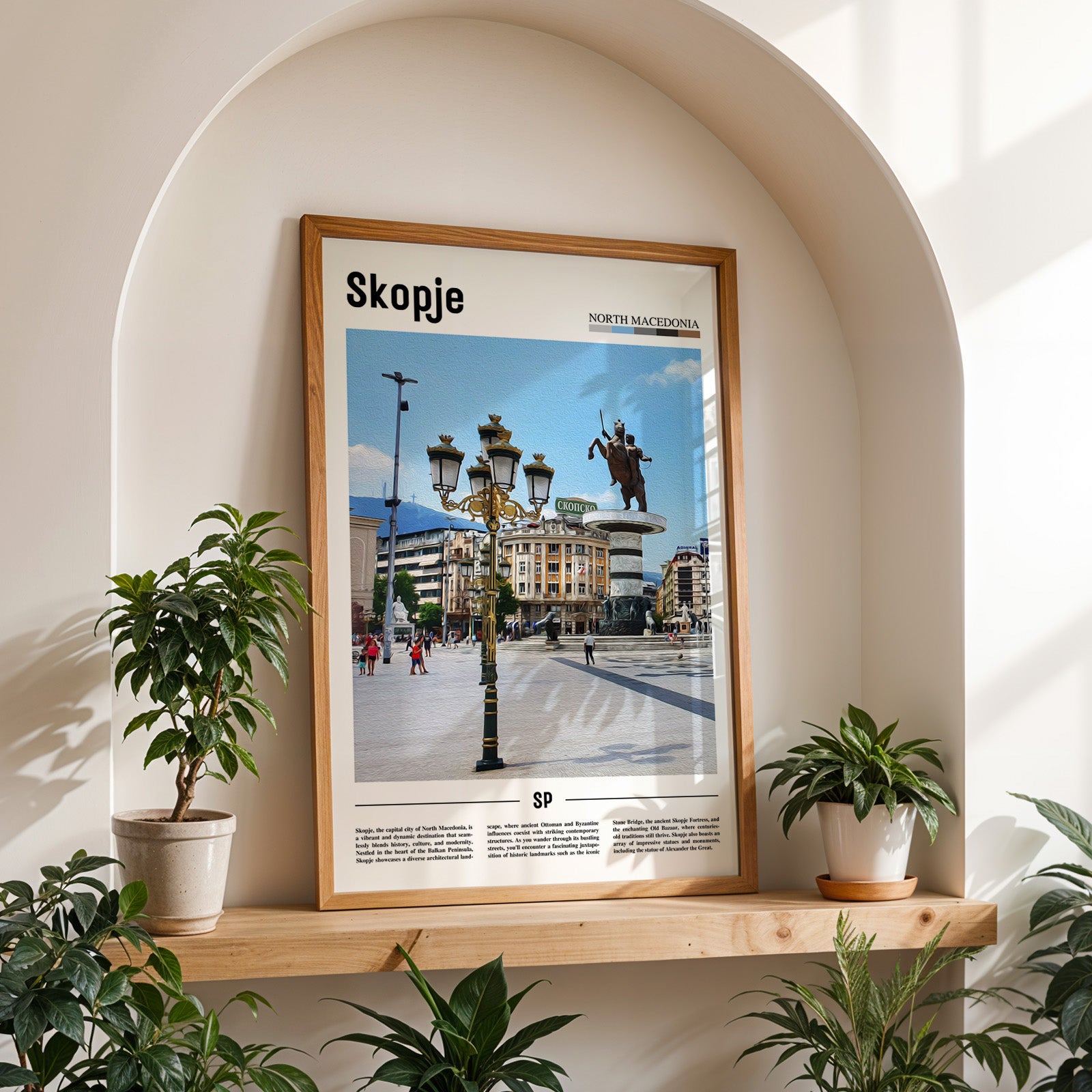 Skopje North Macedonia Photographic Poster