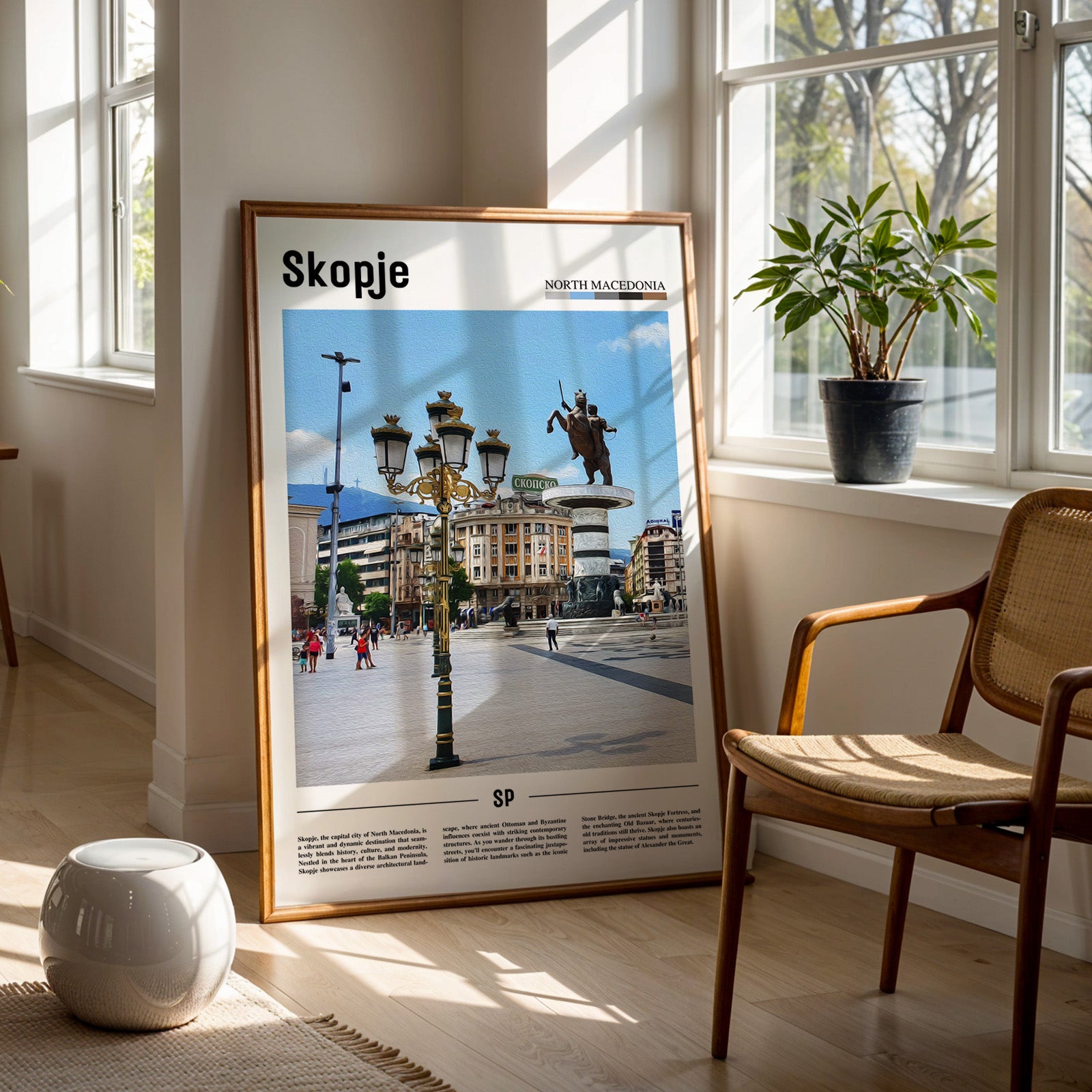 Skopje North Macedonia Photographic Poster