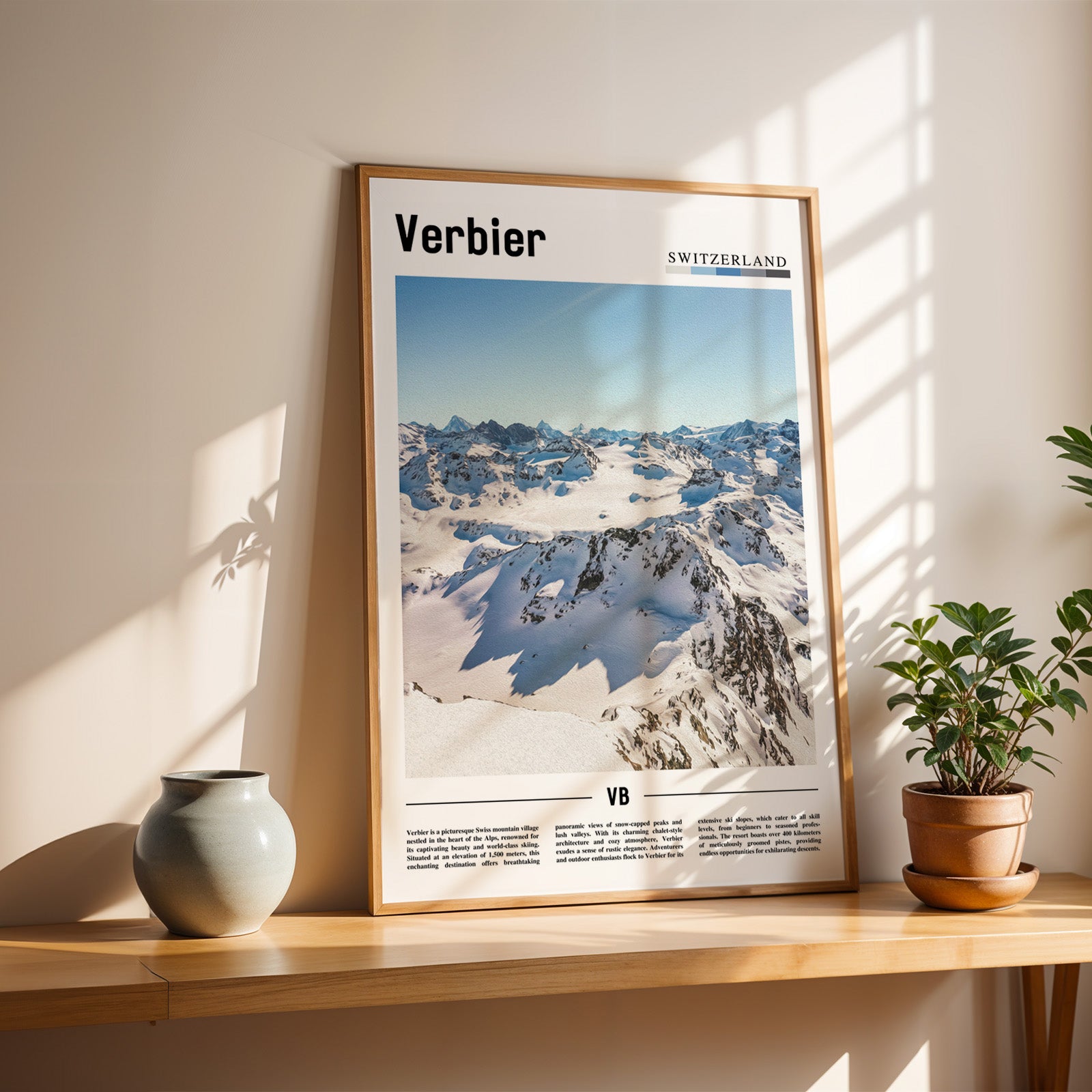 Verbier Switzerland Photographic Poster