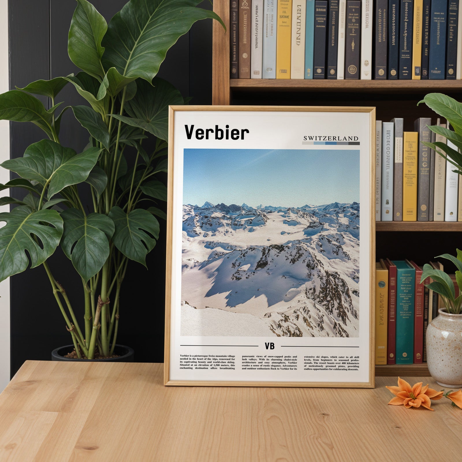 Verbier Switzerland Photographic Poster