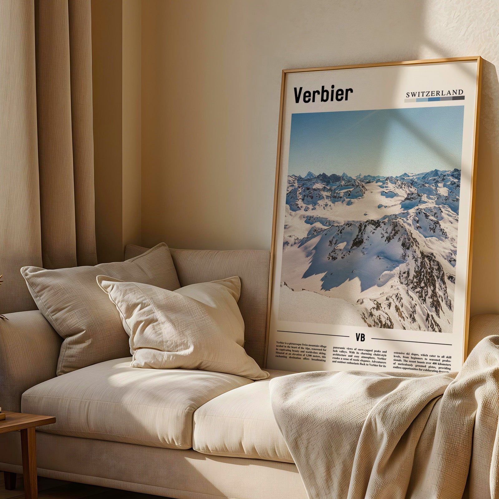 Verbier Switzerland Photographic Poster