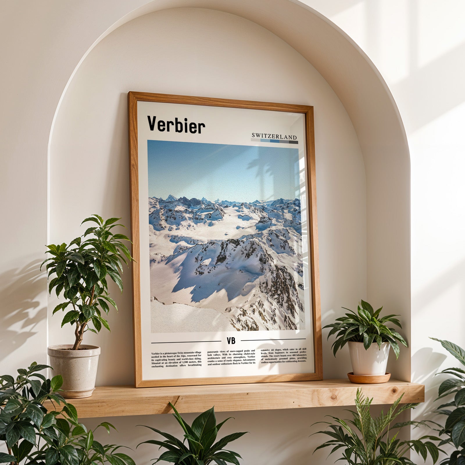 Verbier Switzerland Photographic Poster