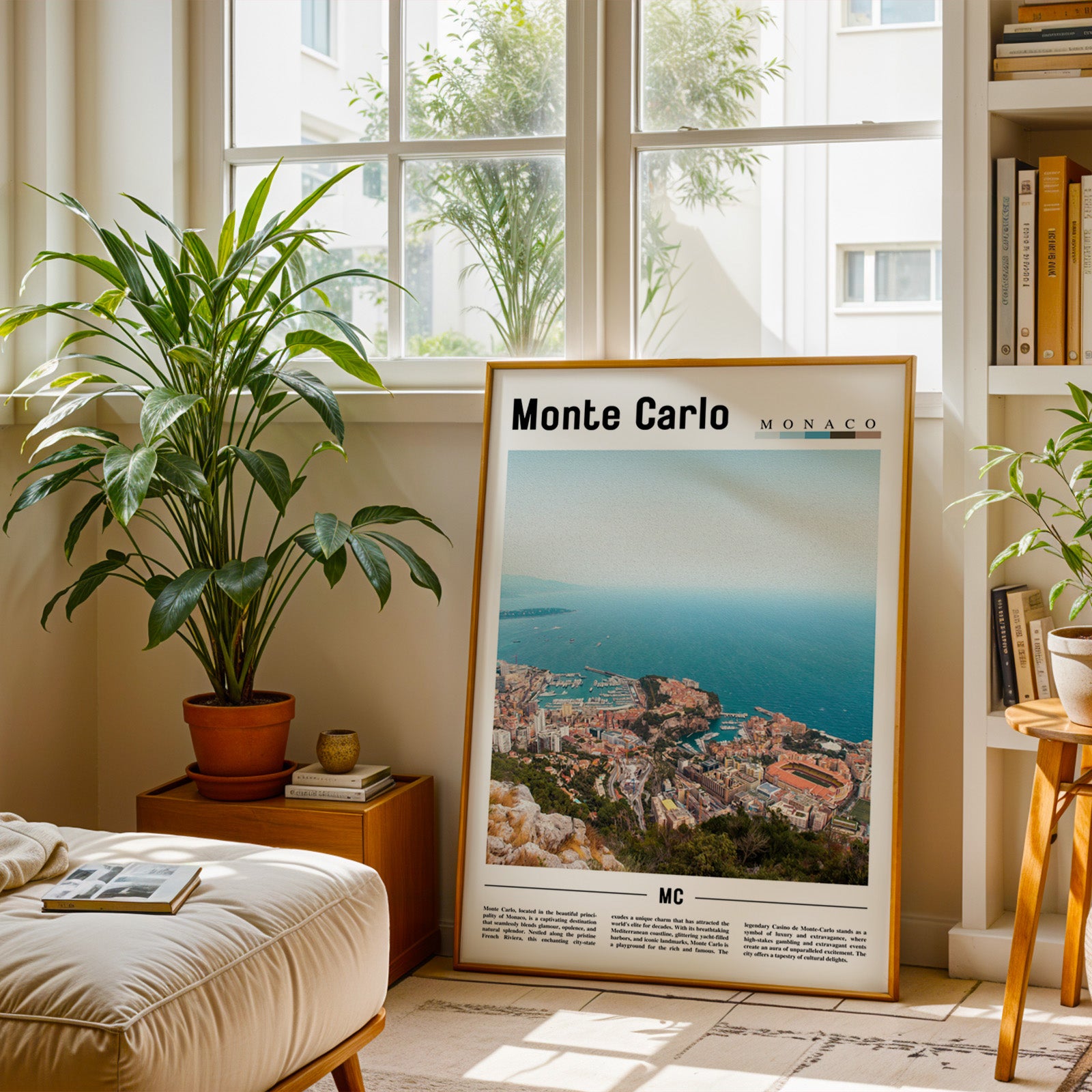 Monte Carlo Monaco Photographic Poster