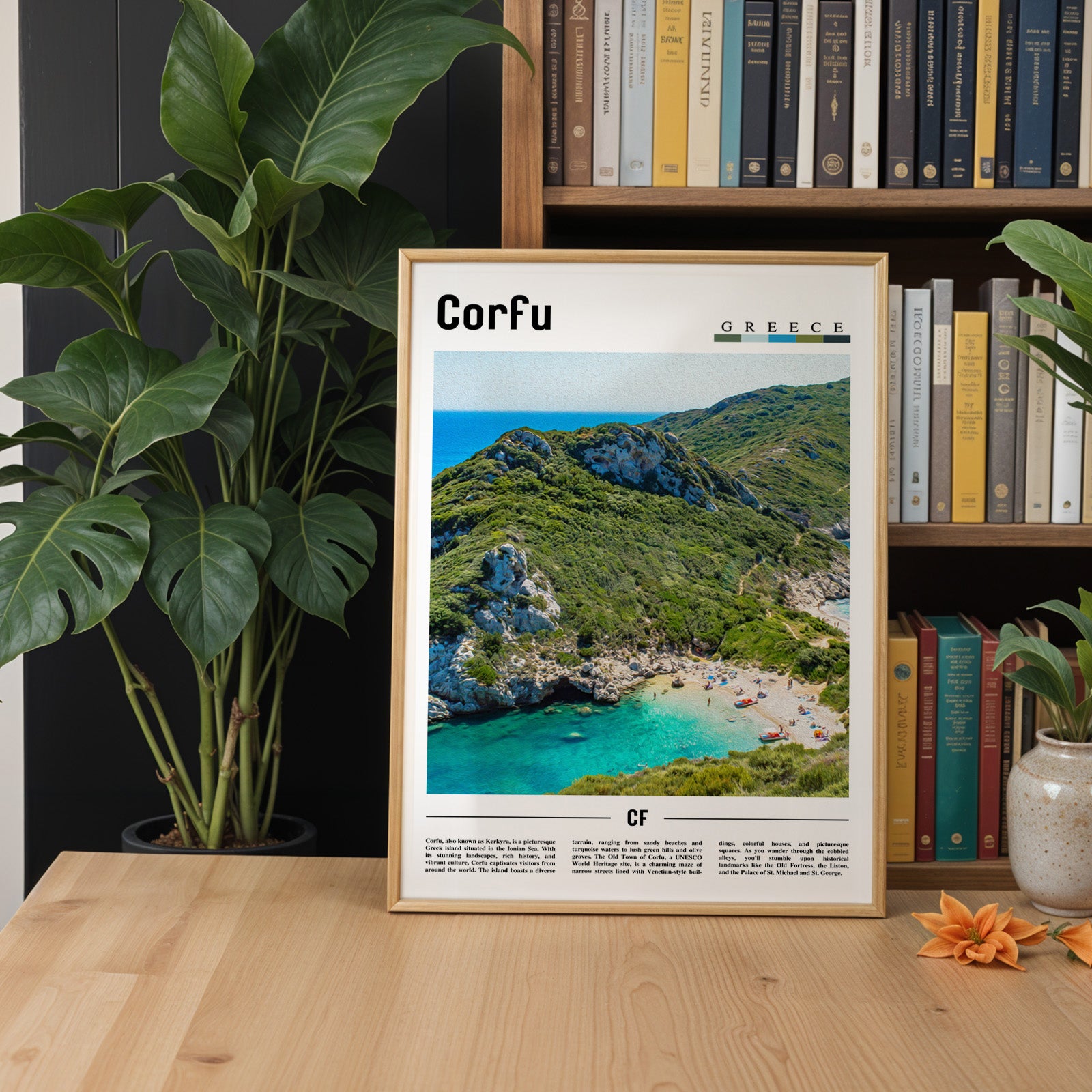 Corfu Greece Photographic Poster