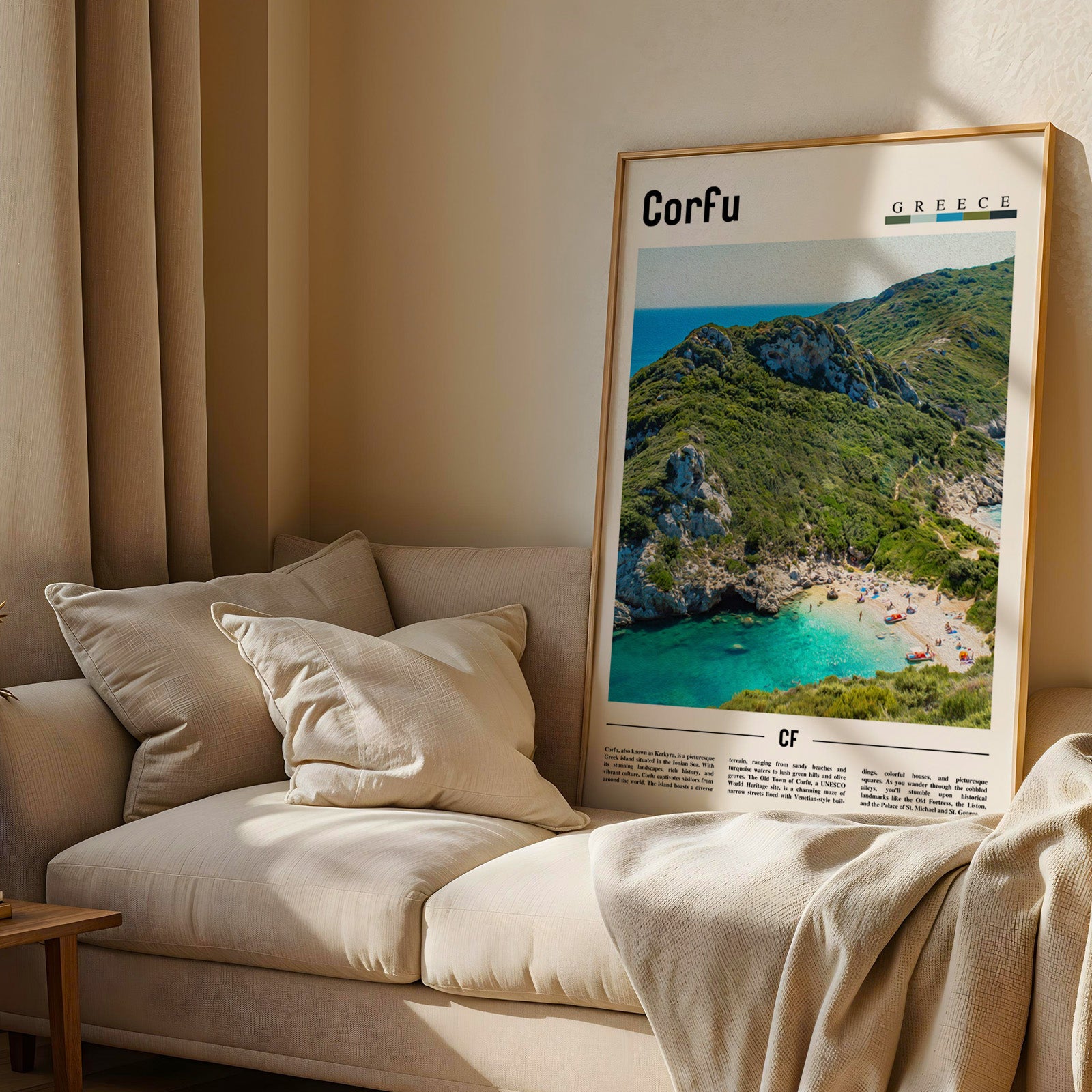 Corfu Greece Photographic Poster