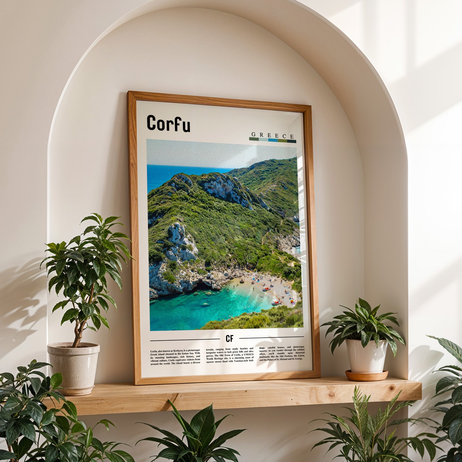 Corfu Greece Photographic Poster