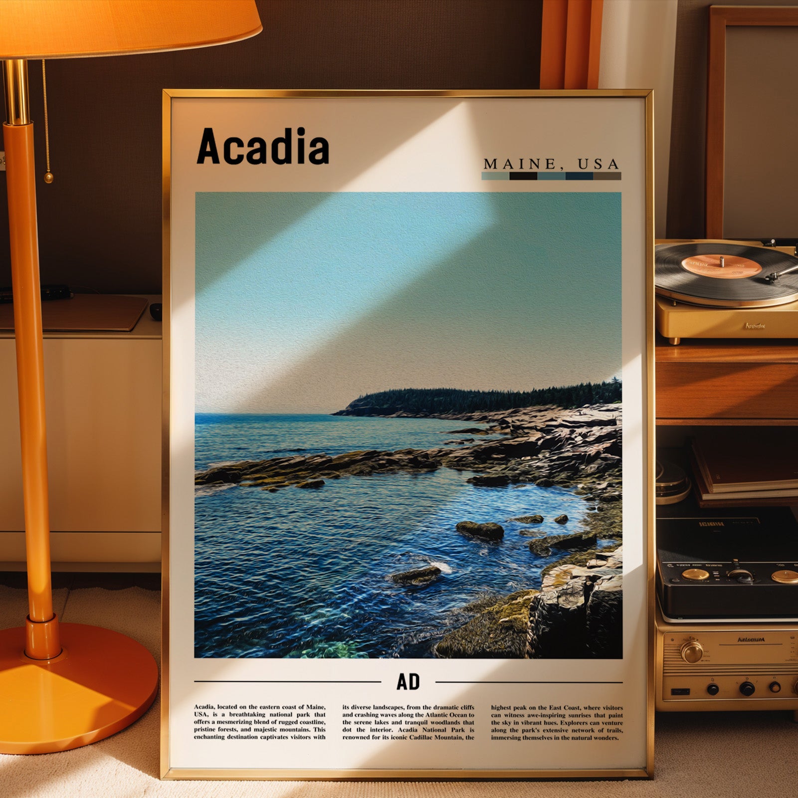 Acadia Maine Photographic Poster