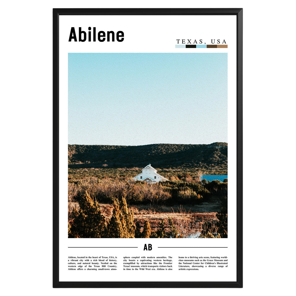 Abilene Texas Photographic Poster