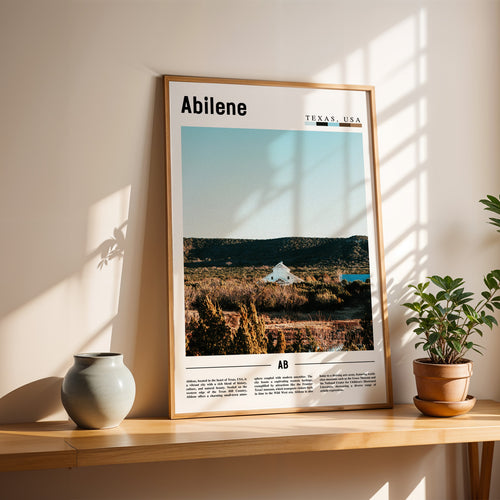 Abilene Texas Photographic Poster