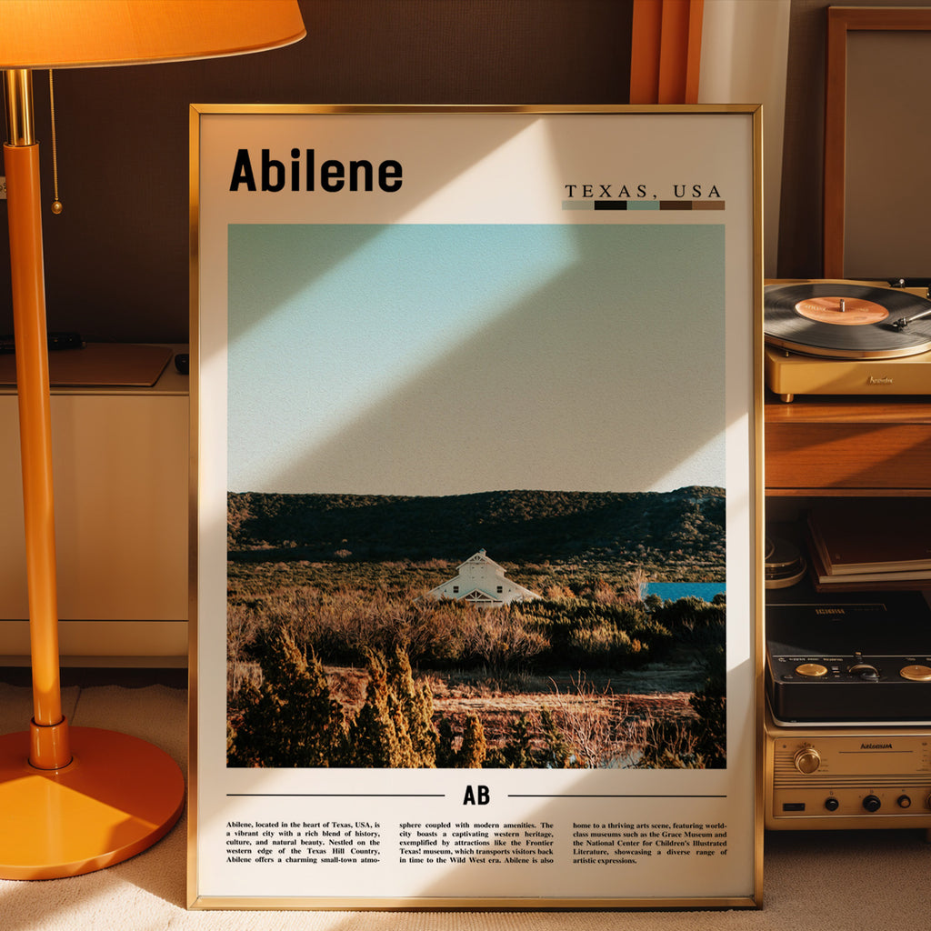 Abilene Texas Photographic Poster