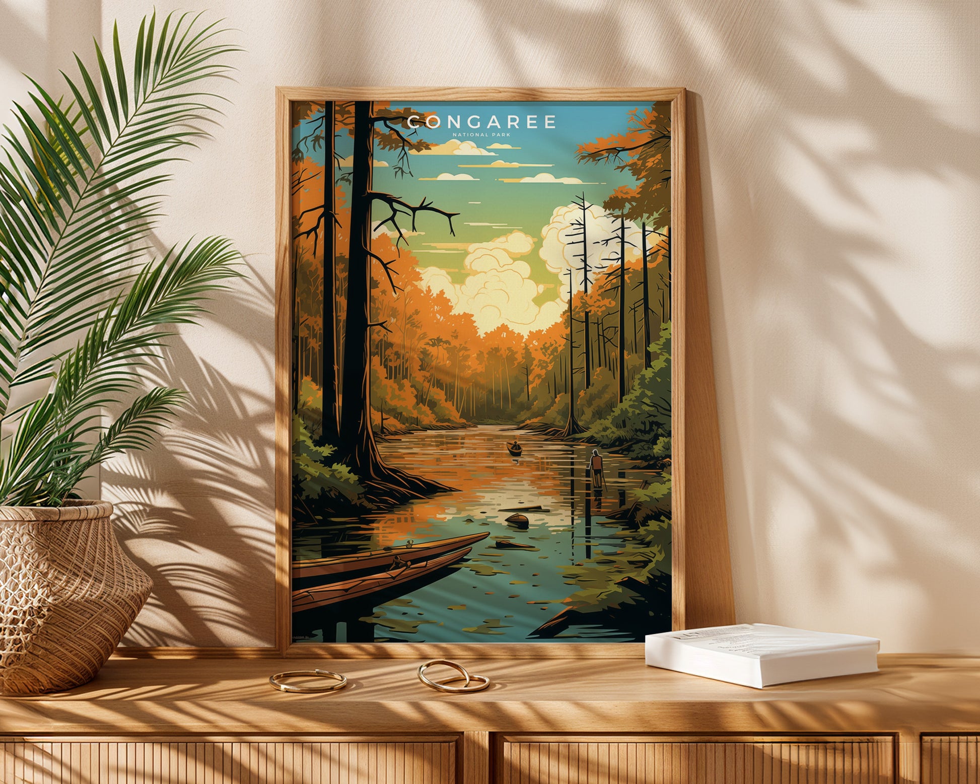 Congaree National Park Retro Poster - GroovyGrove