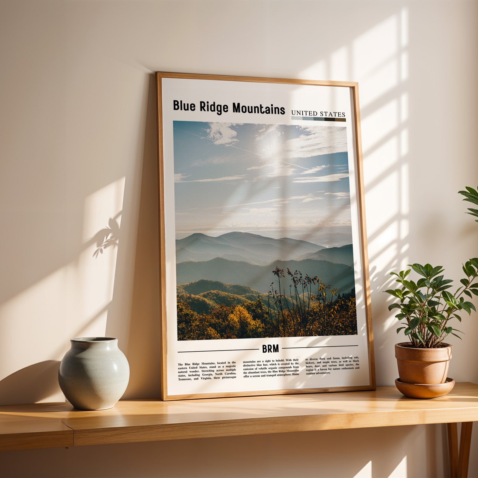 Blue Ridge Mountains Photographic Poster