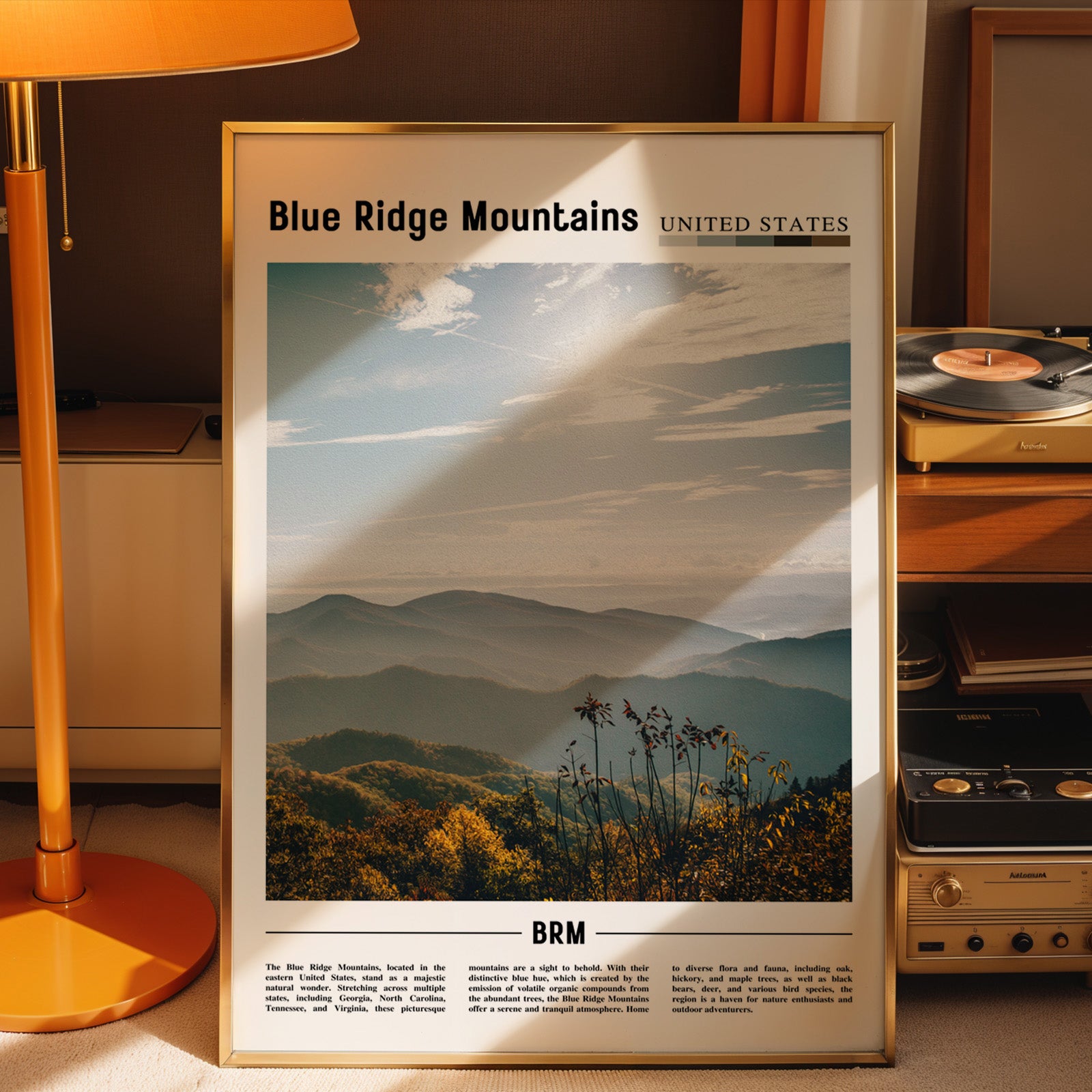 Blue Ridge Mountains Photographic Poster