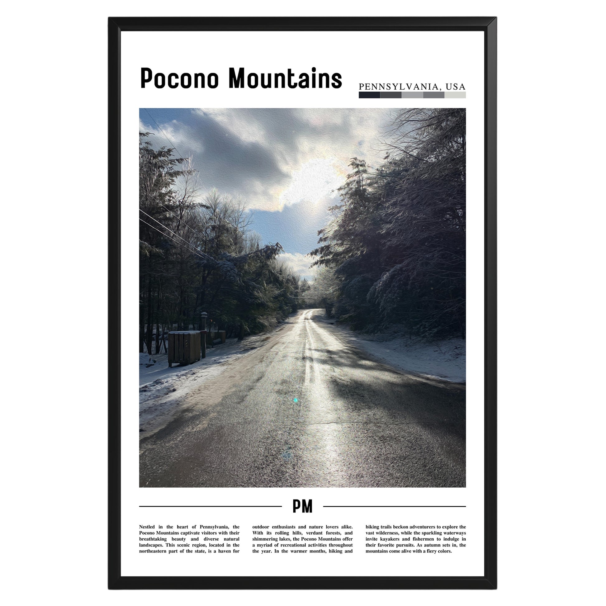 Pocono Mountains Pennsylvania Photographic Poster
