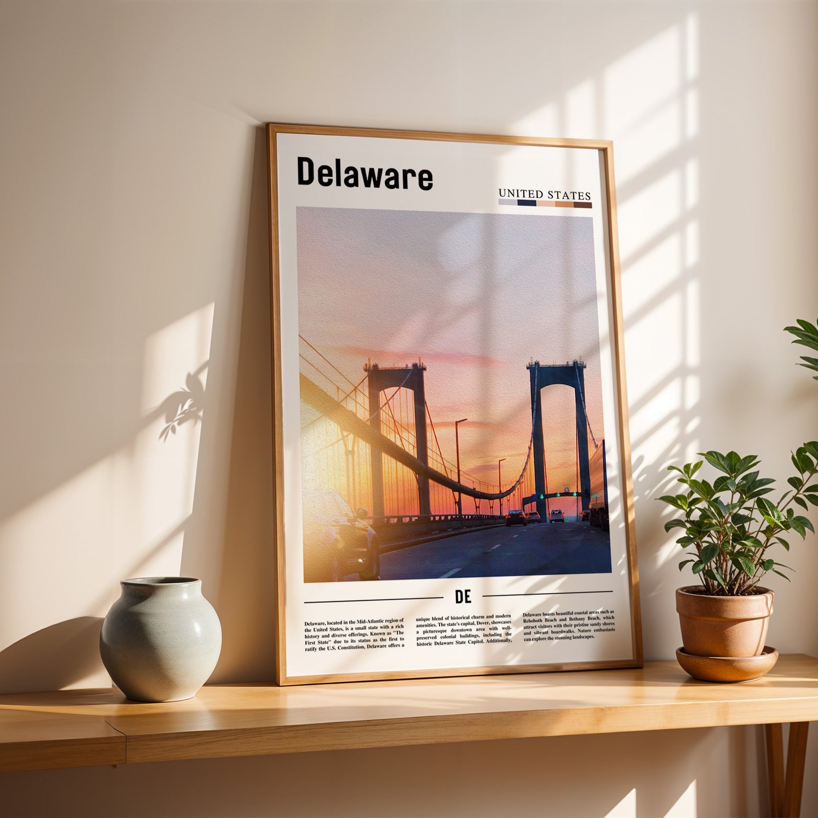 Delaware Photographic Poster